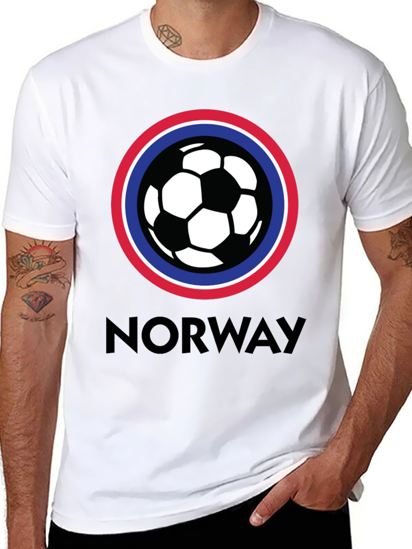 Norway Soccer Ball Tee