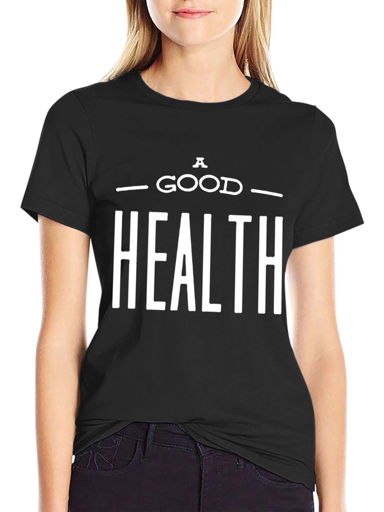 A Good Health Graphic Print T-Shirt