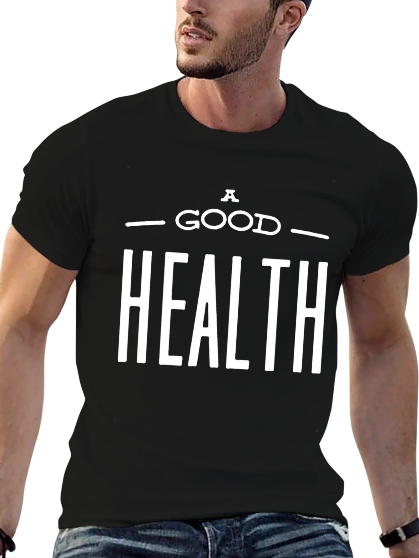 A Good Health Graphic Print T-Shirt