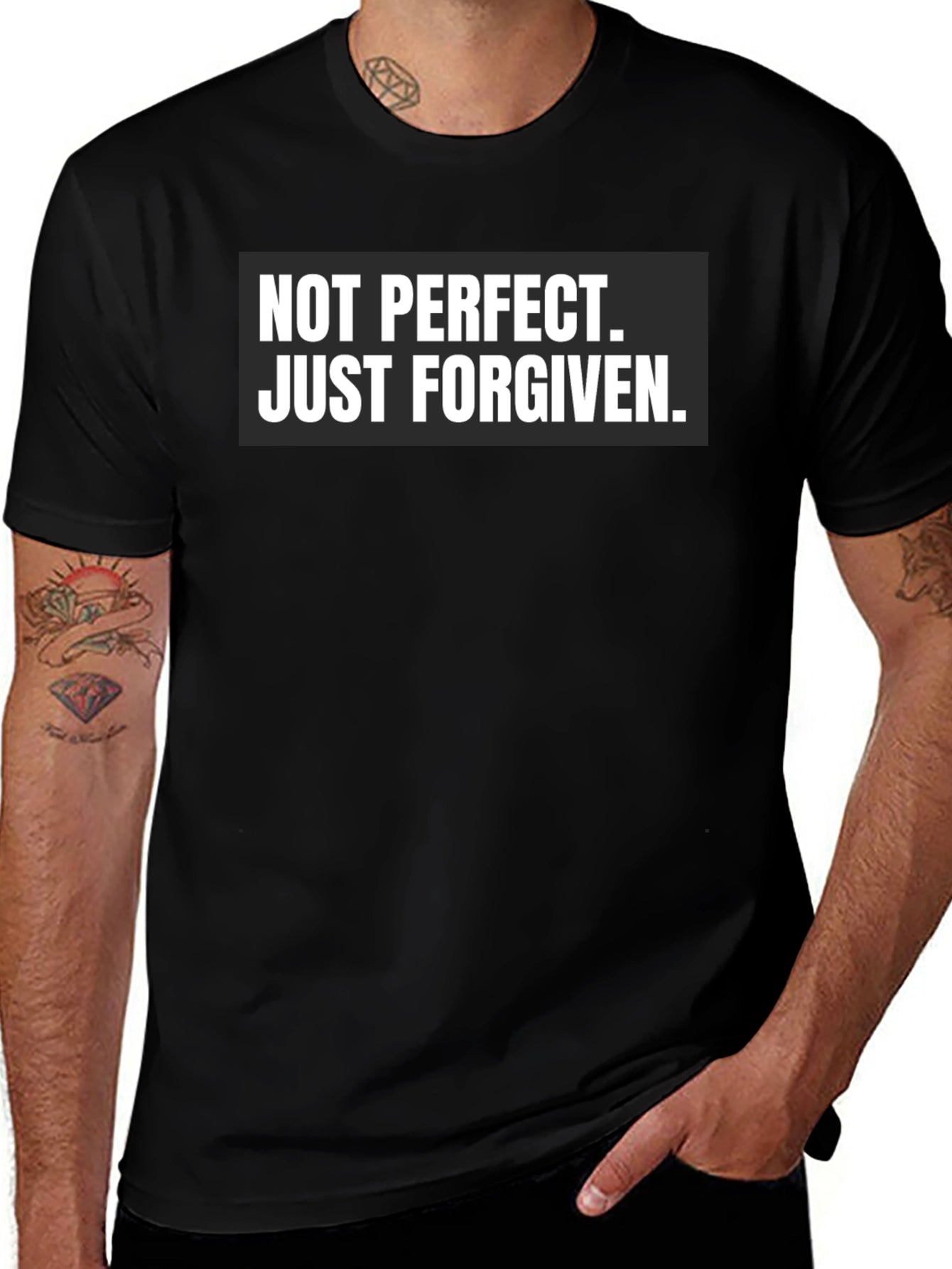 Not Perfect Just Forgiven Graphic Tee