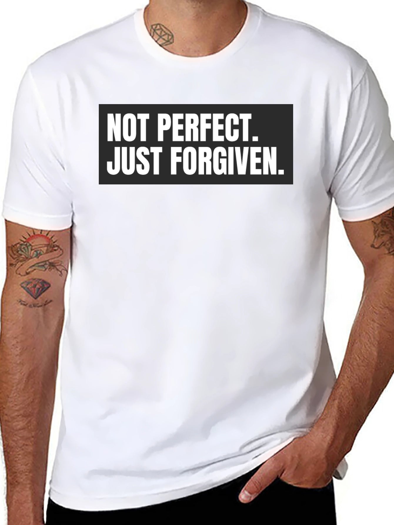 Not Perfect Just Forgiven Graphic Tee