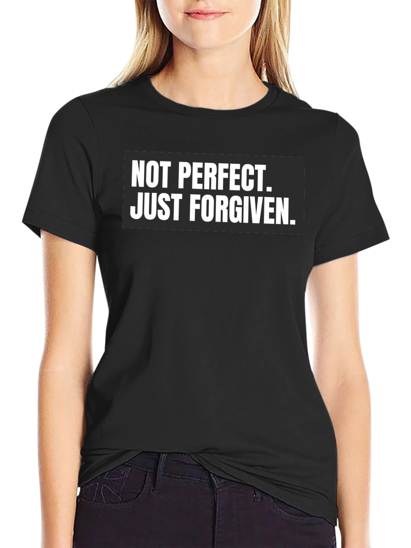 Not Perfect Just Forgiven Graphic Tee