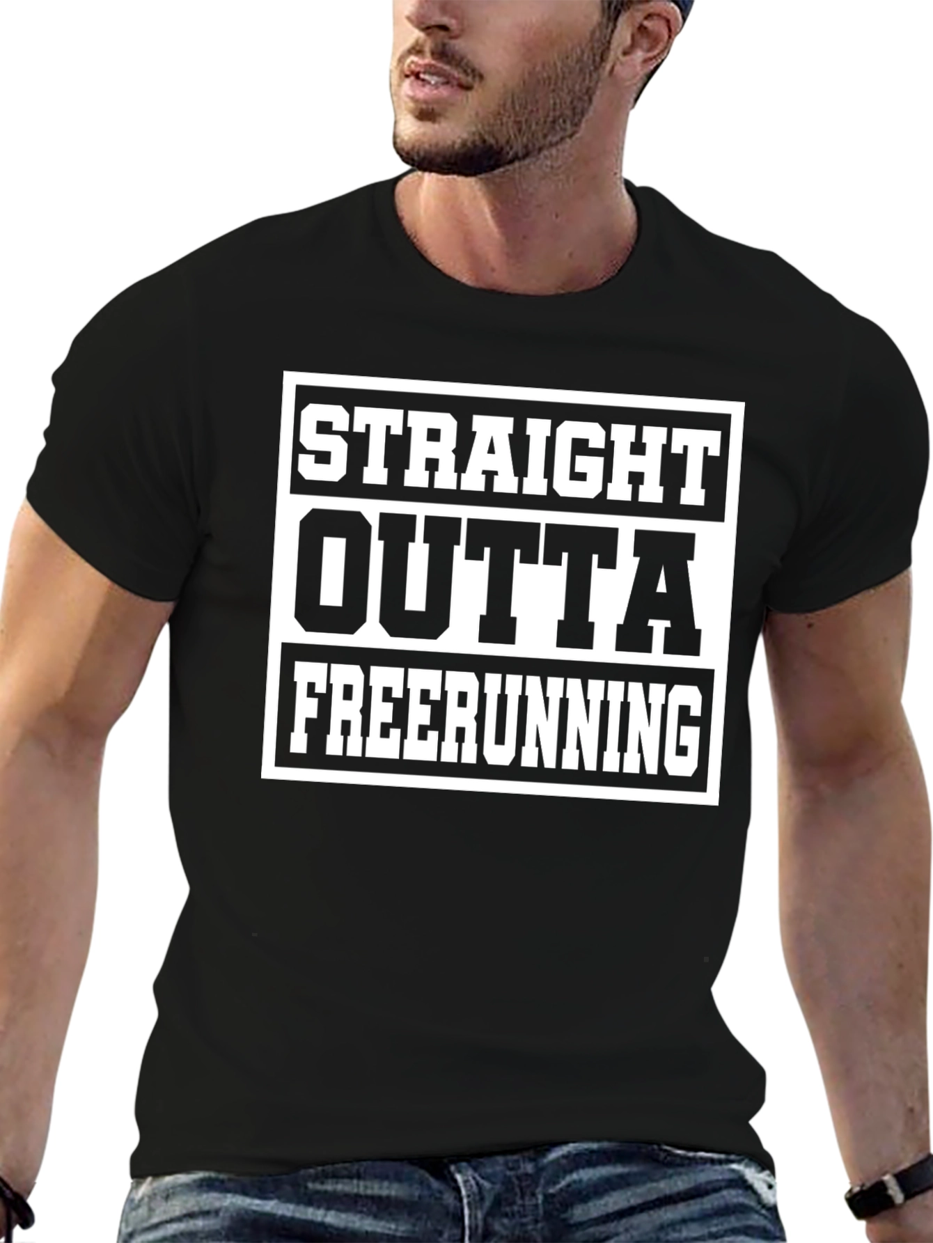 Straight Outta Freerunning Graphic T-Shirt