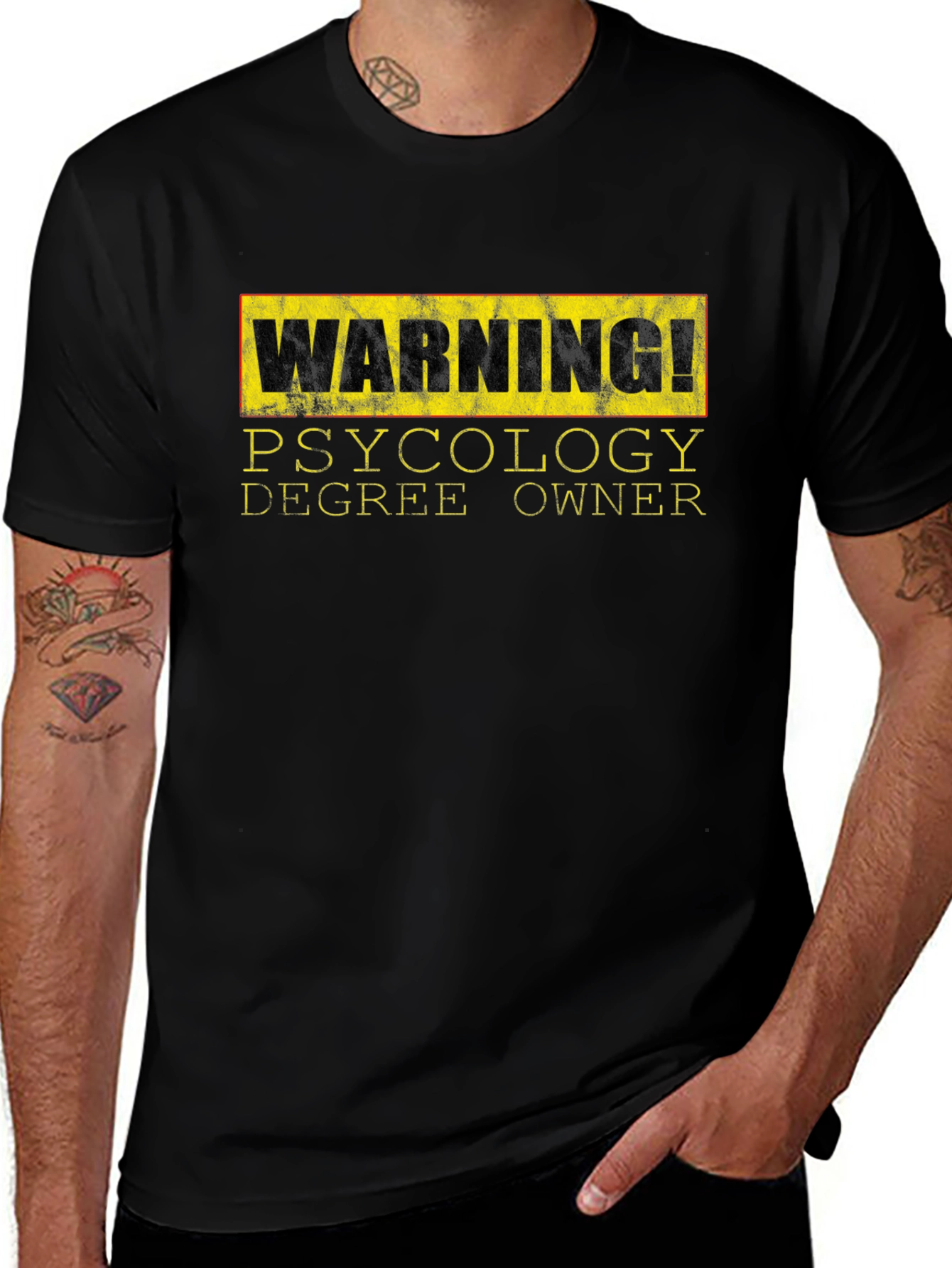 Warning! Psychology Degree Owner T-Shirt