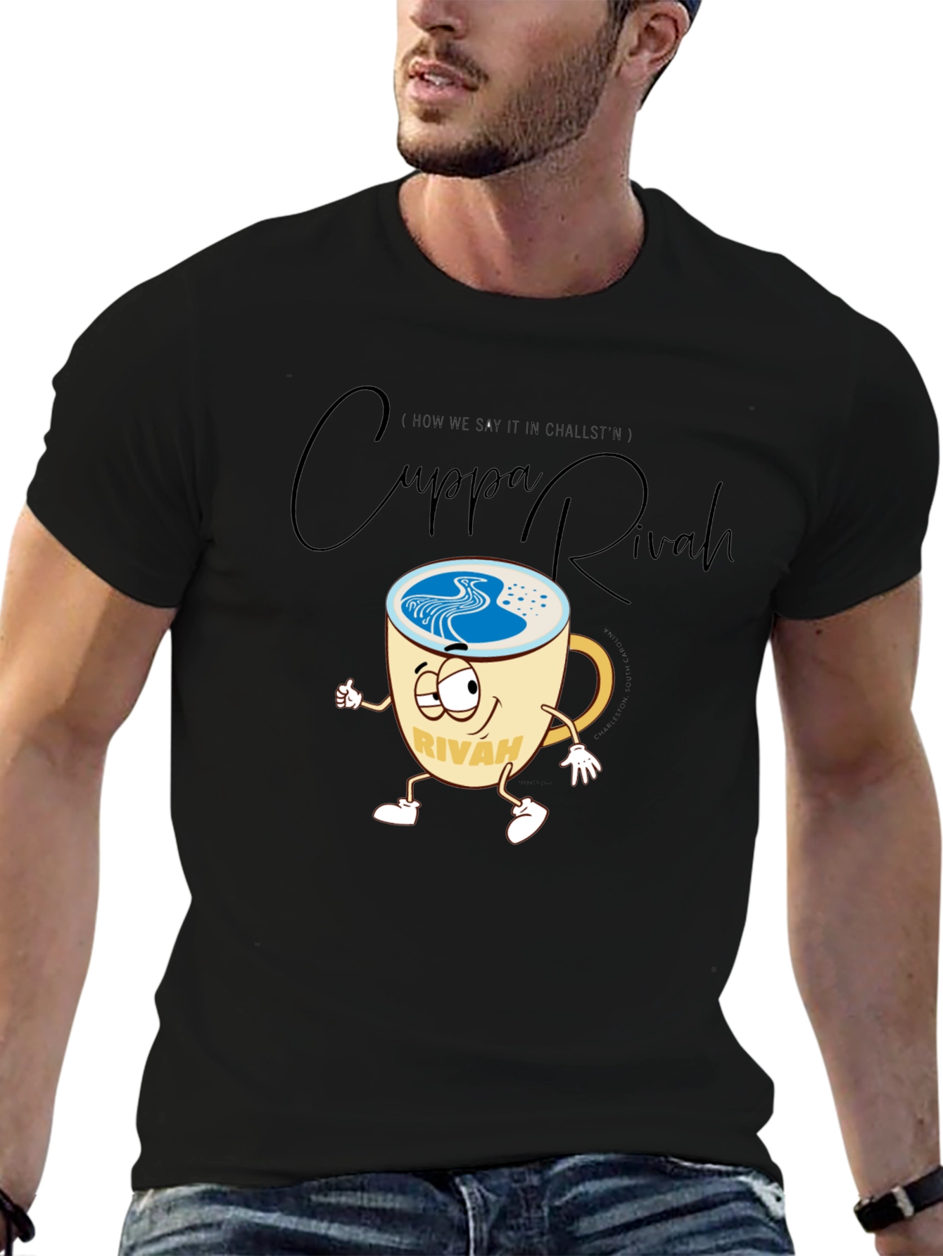 Cuppa Rivah T-Shirt - Charleston Local Pride