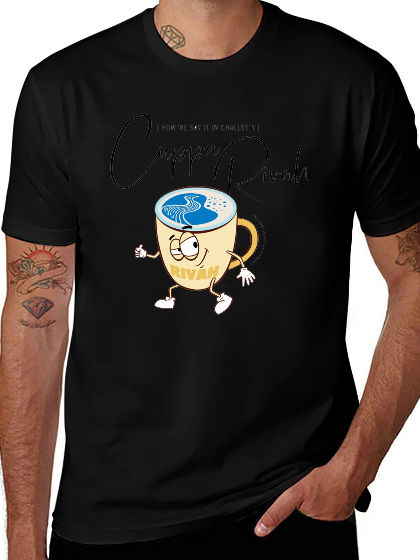 Cuppa Rivah T-Shirt - Charleston Local Pride