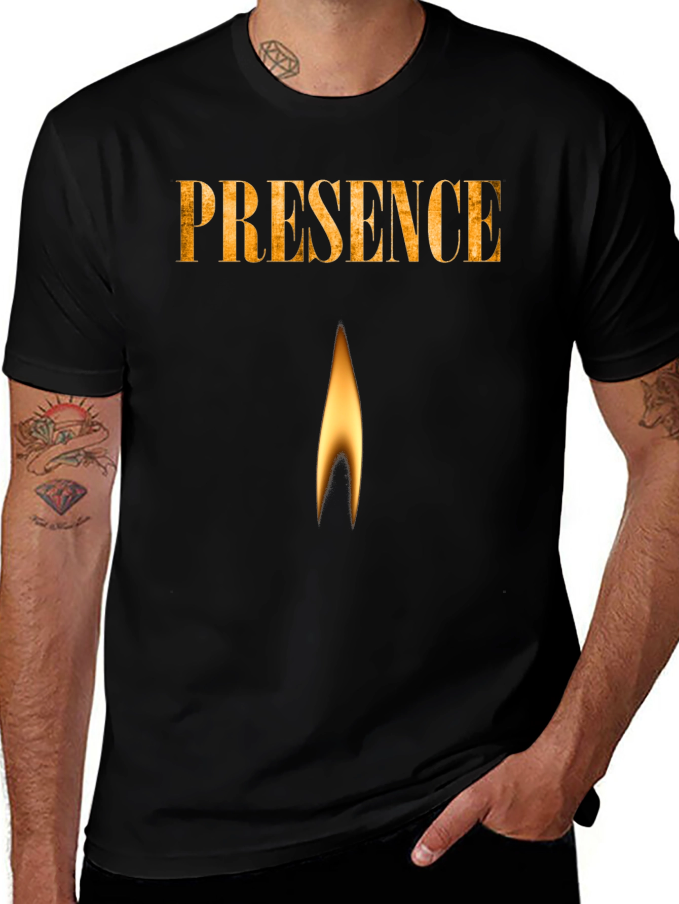Presence Graphic T-Shirt - Black