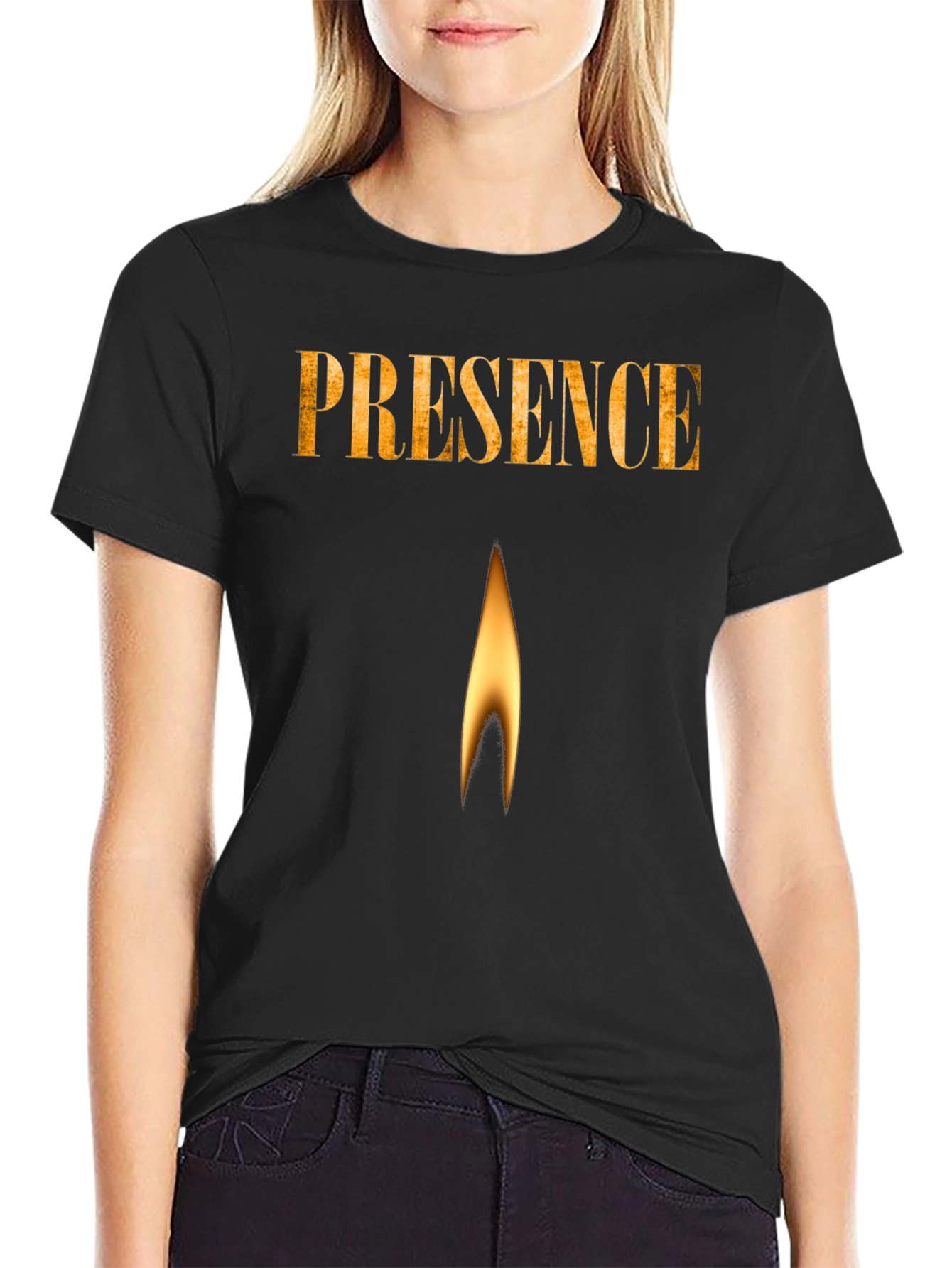 Presence Graphic T-Shirt - Black