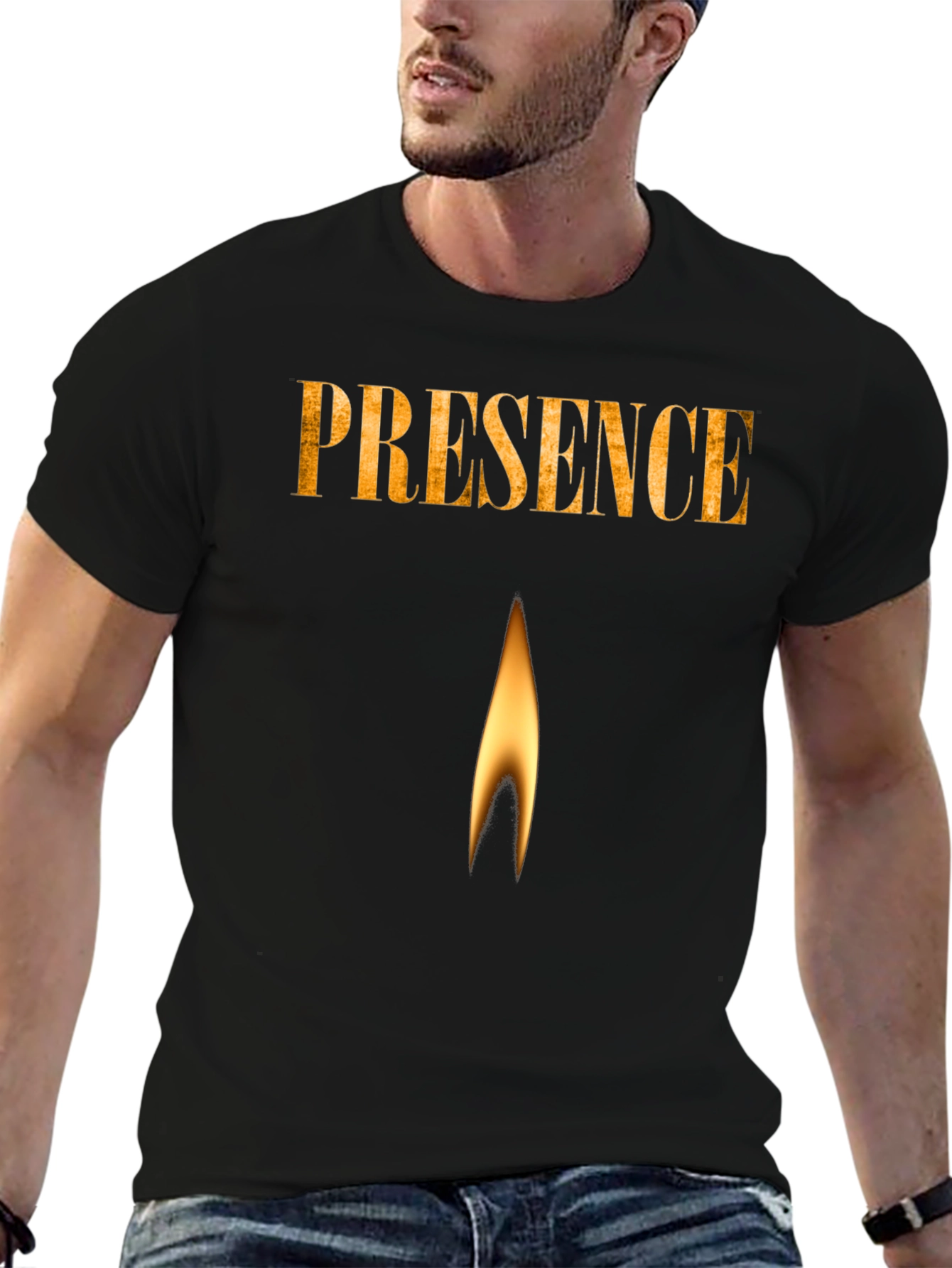 Presence Graphic T-Shirt - Black
