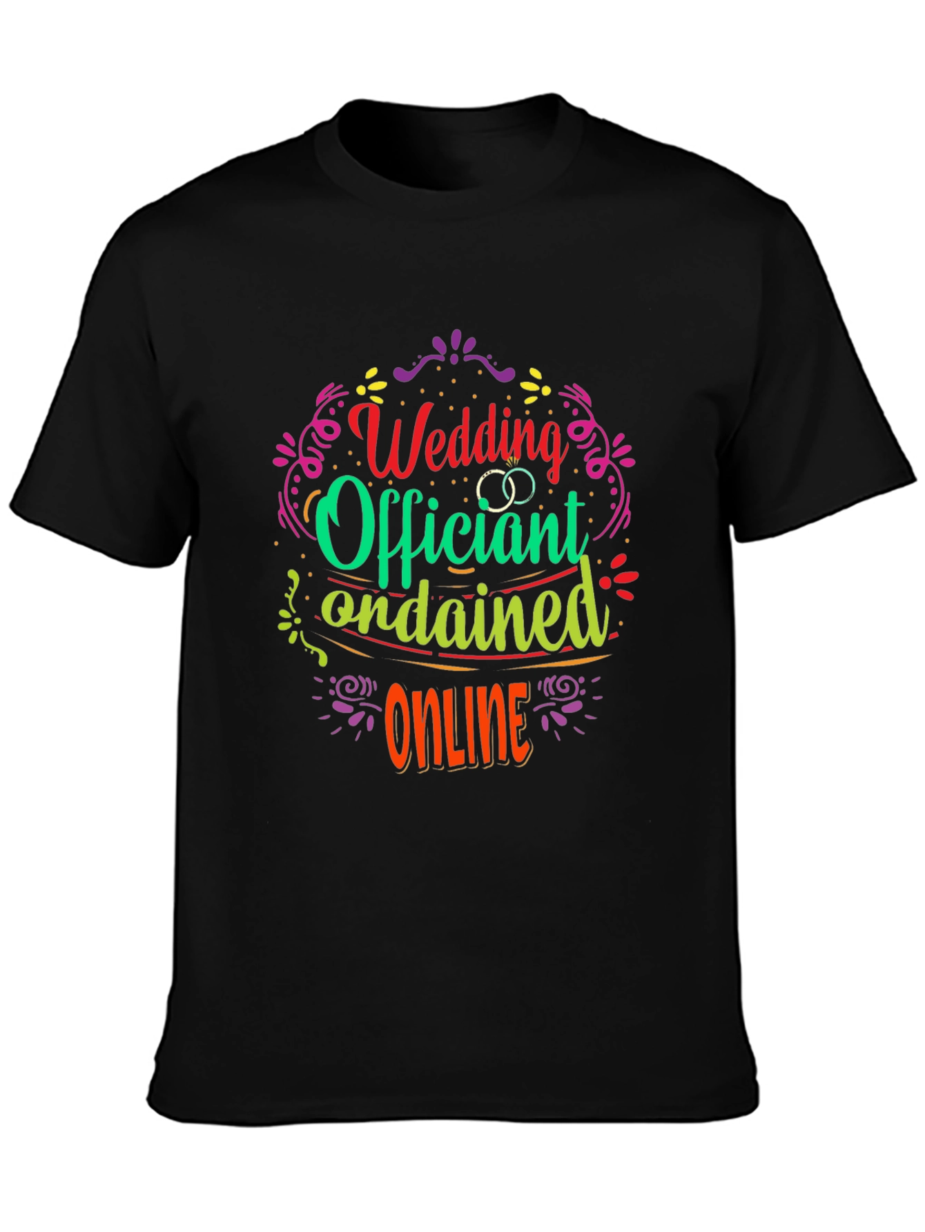 Wedding Officiant Ordained Online T-Shirt