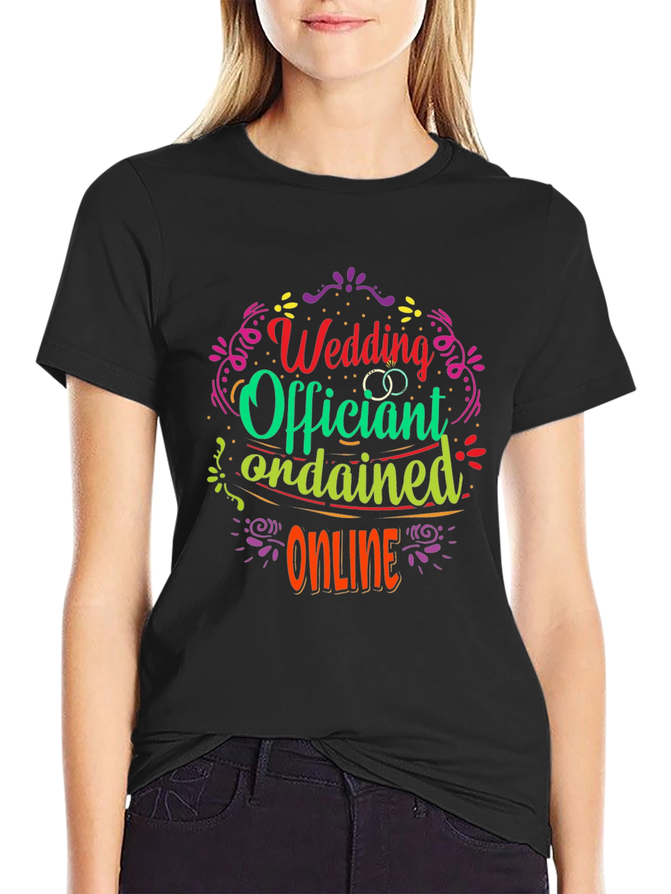 Wedding Officiant Ordained Online T-Shirt