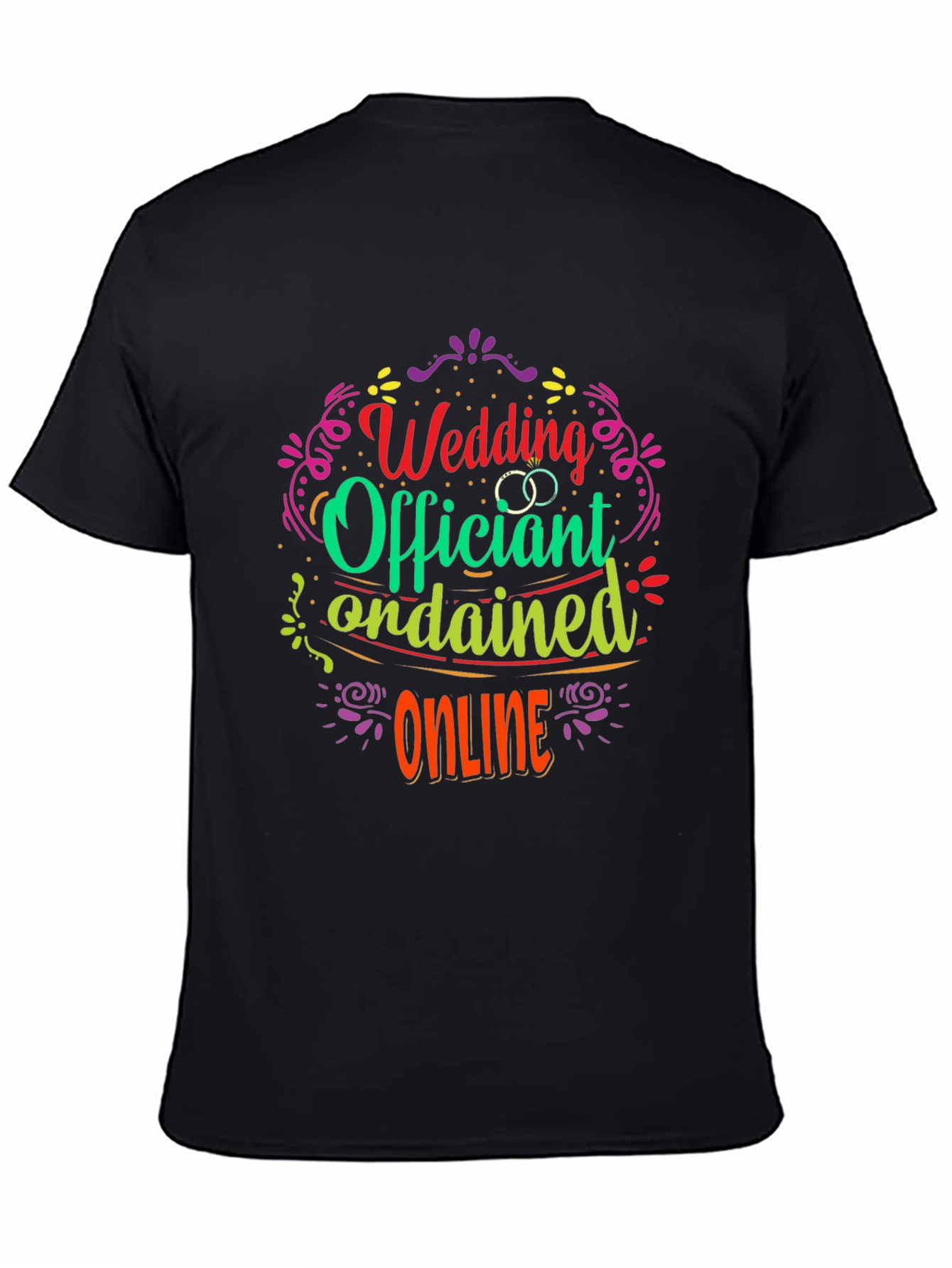 Wedding Officiant Ordained Online T-Shirt