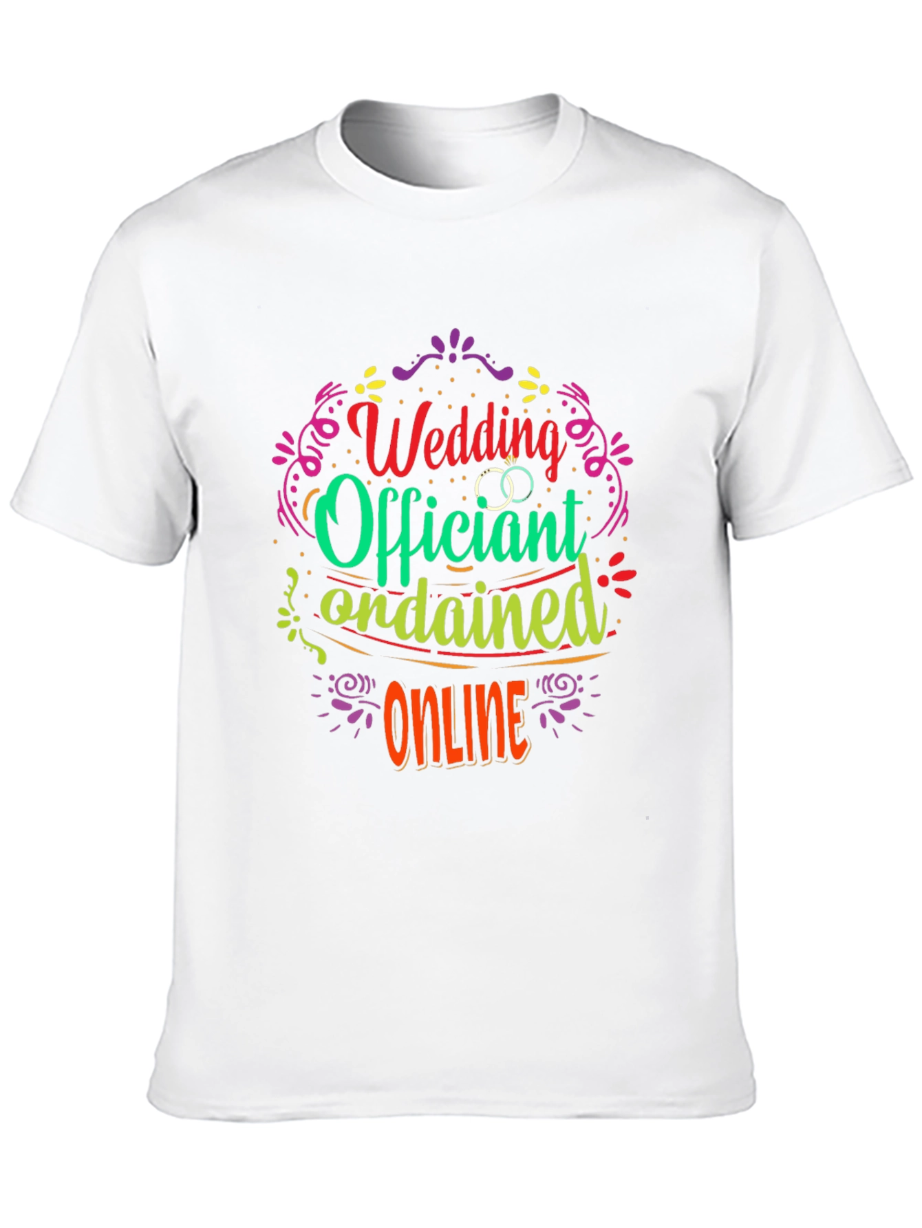 Wedding Officiant Ordained Online T-Shirt