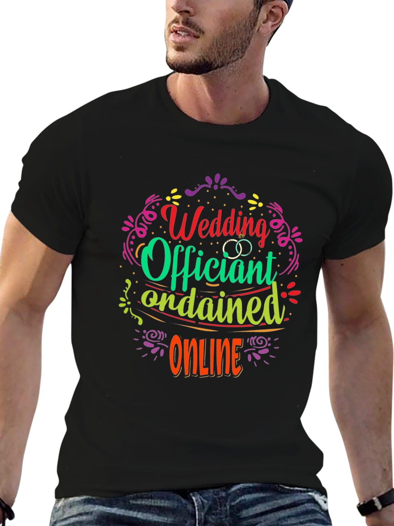 Wedding Officiant Ordained Online T-Shirt