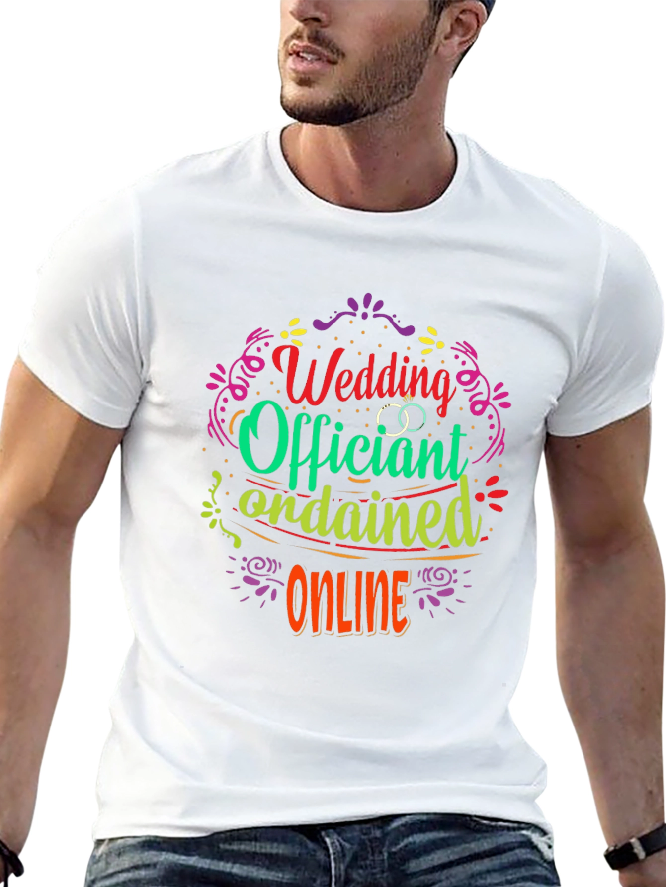 Wedding Officiant Ordained Online T-Shirt