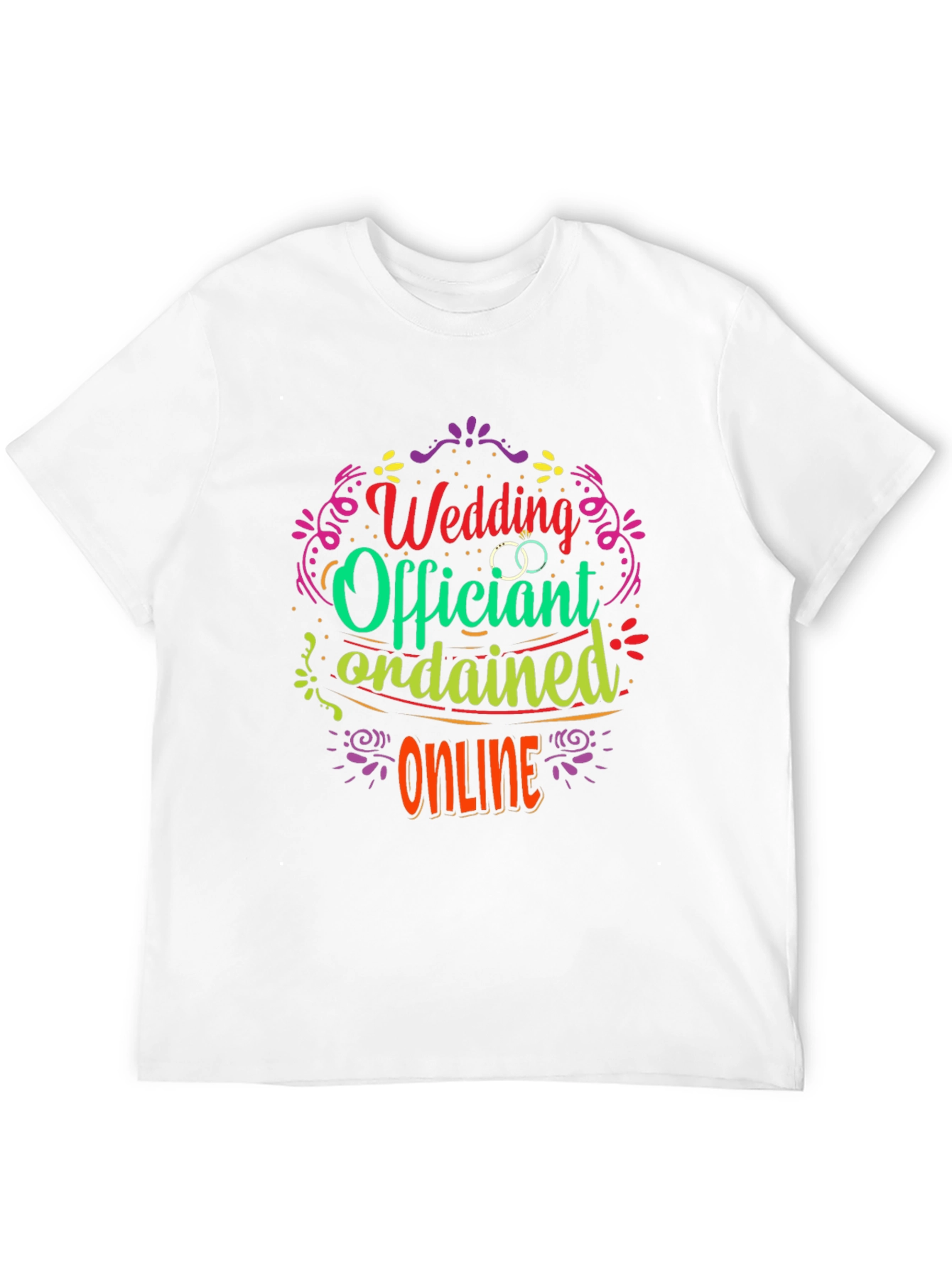 Wedding Officiant Ordained Online T-Shirt