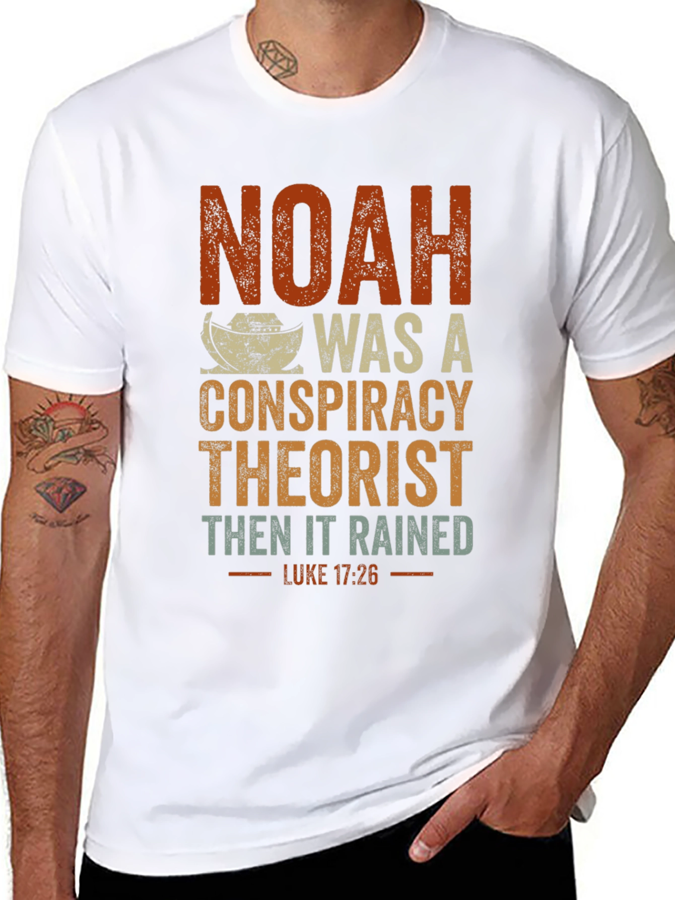 Noah Conspiracy Theorist Graphic Tee