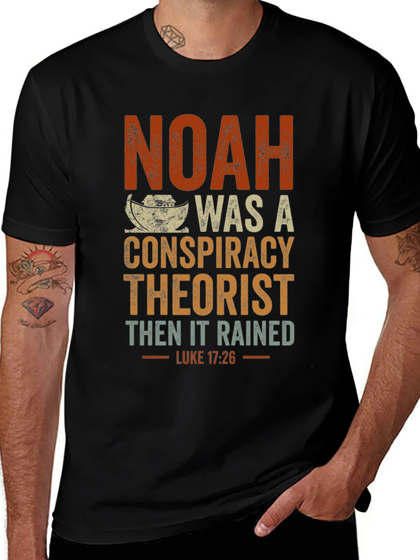 Noah Conspiracy Theorist Graphic Tee