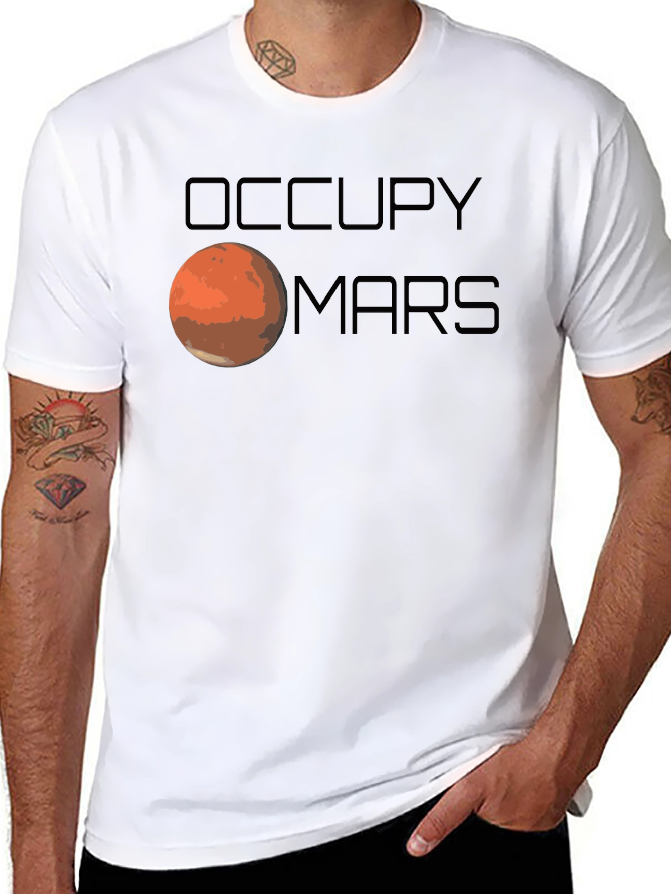 Occupy Mars Graphic T-Shirt