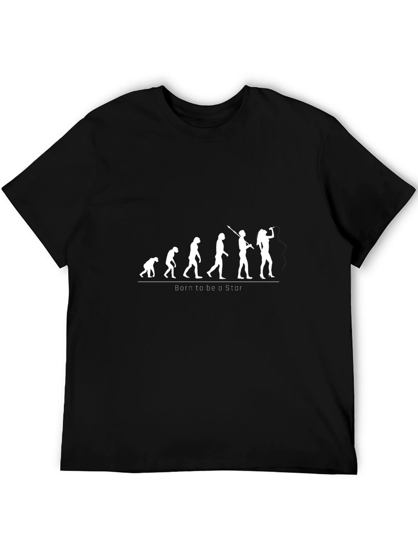 Evolution of a Star Black T-Shirt