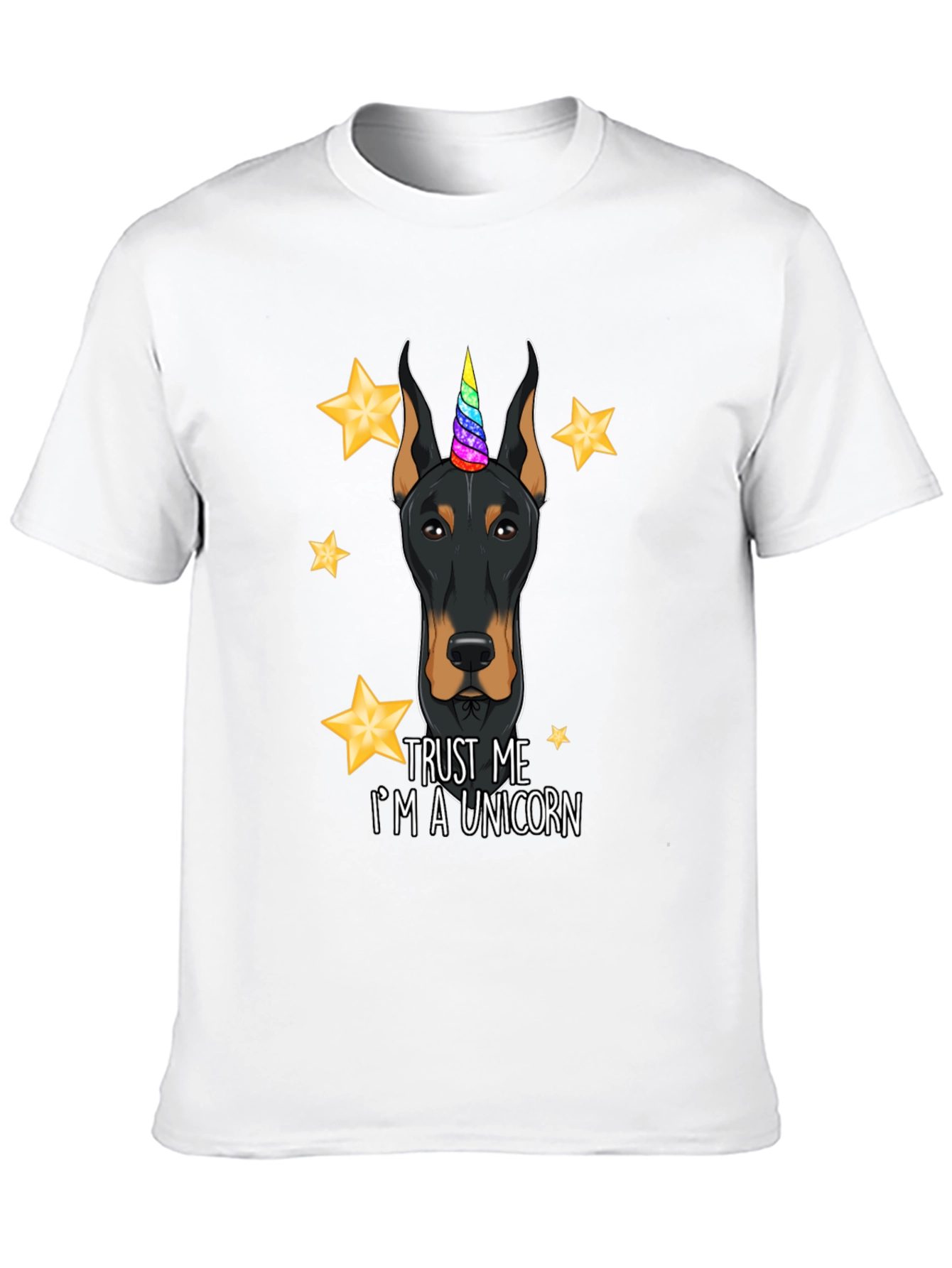 Doberman Unicorn T-Shirt - Trust Me