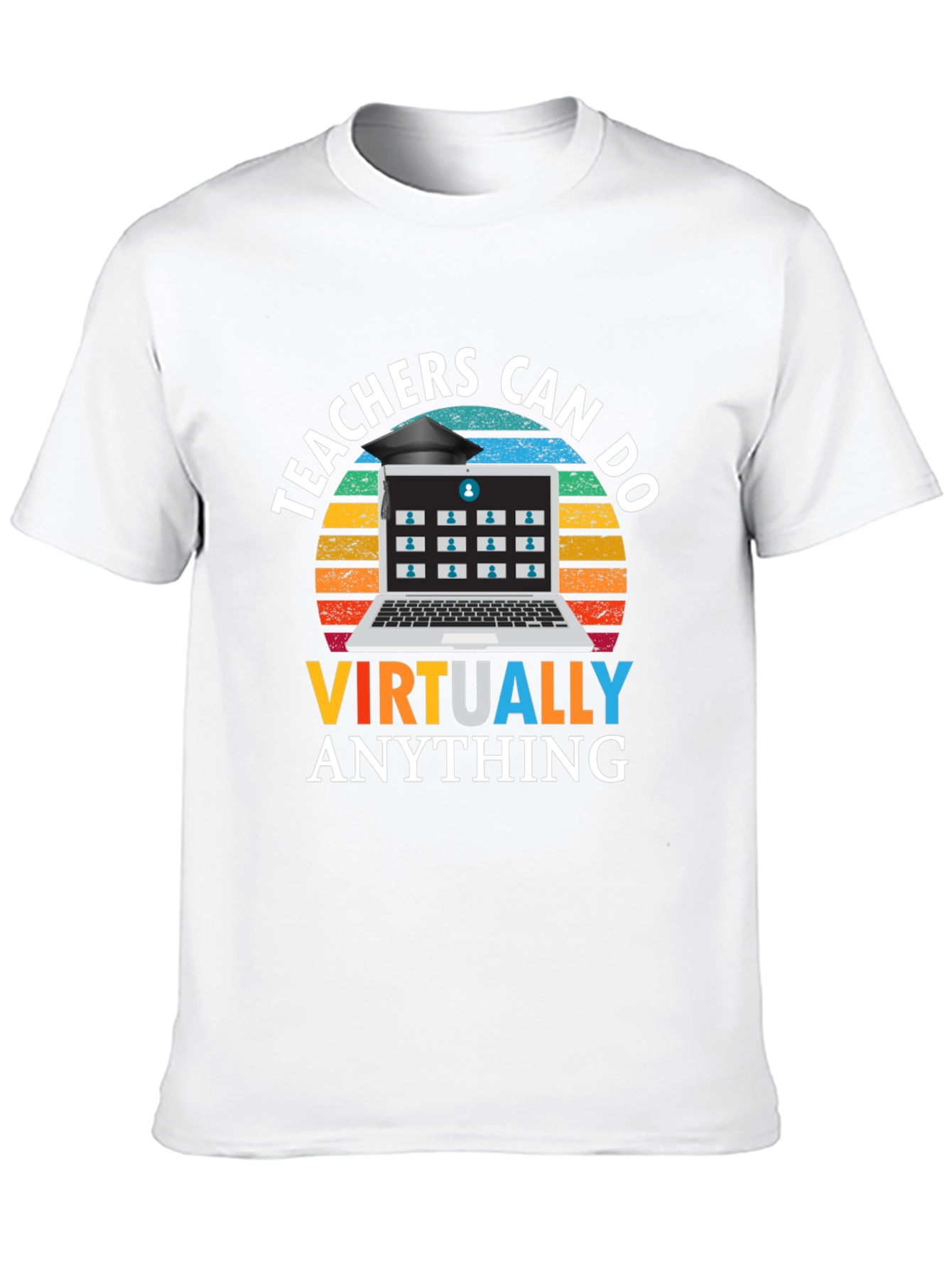 Teachers Can Do Virtually Anything Black T-Shirt