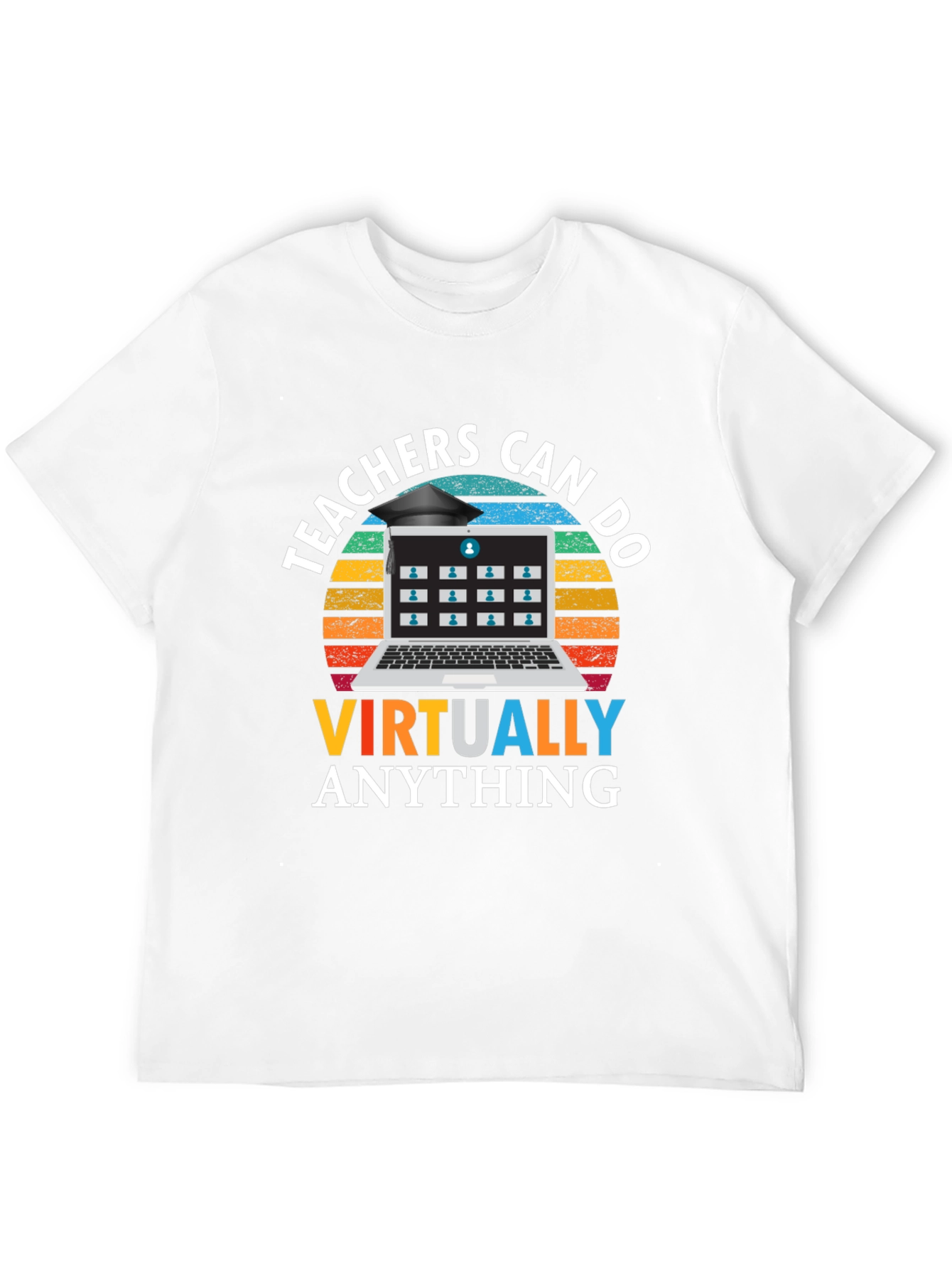 Teachers Can Do Virtually Anything Black T-Shirt