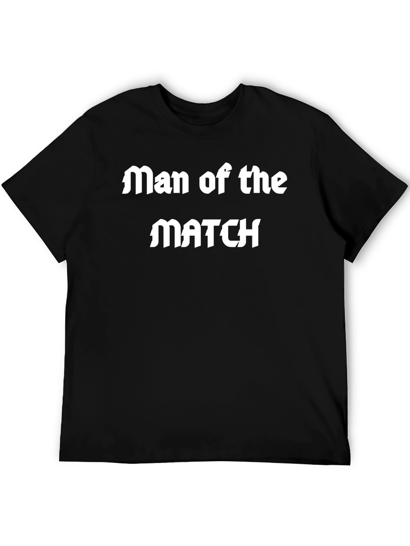 Man of the Match Graphic Tee - Black