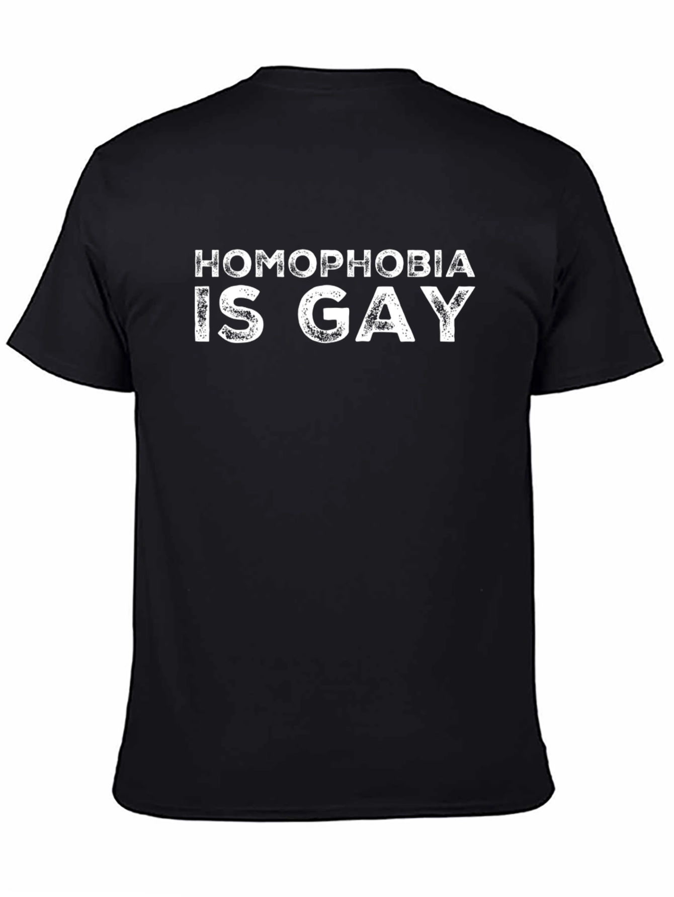Homophobia Is Gay Black T-Shirt