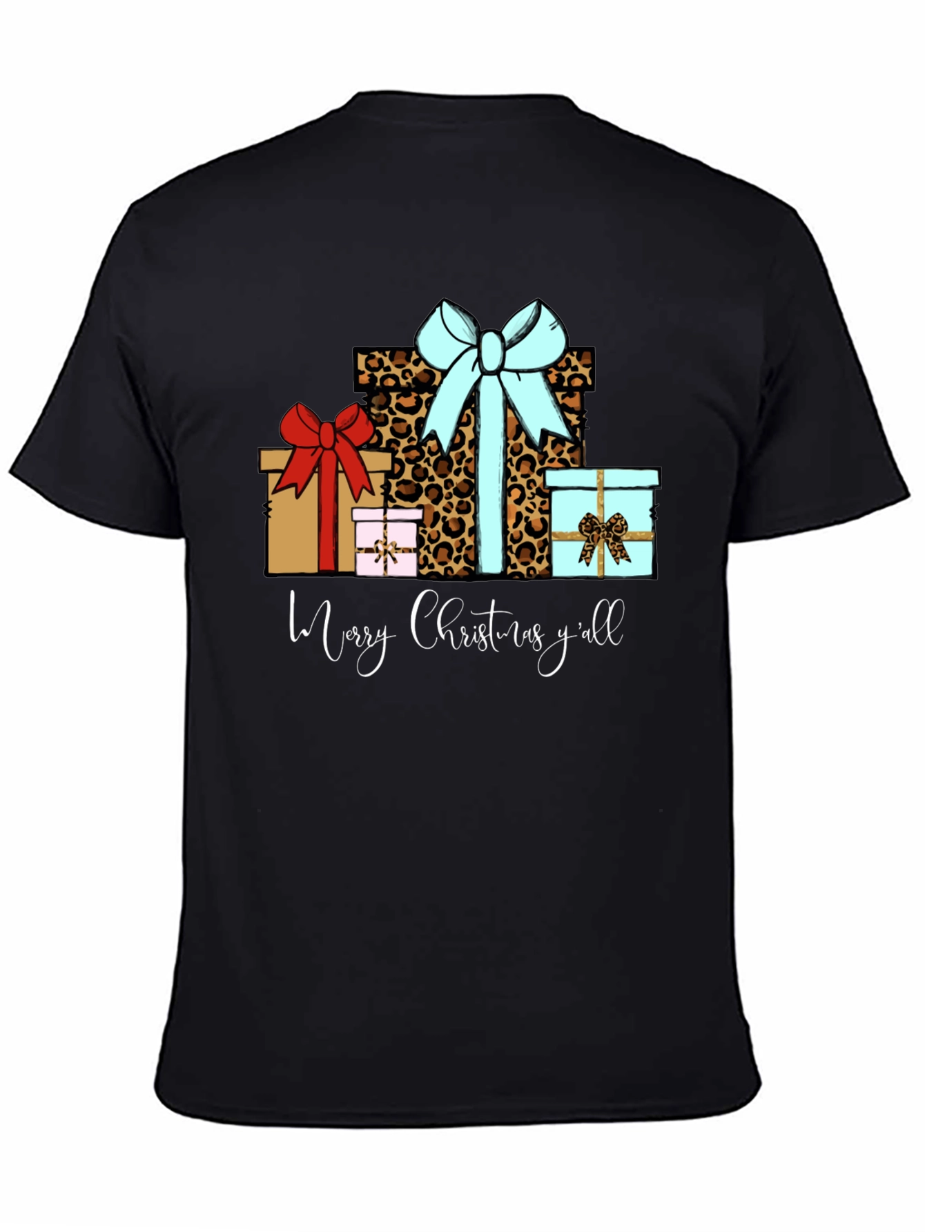 Merry Christmas Yall Gift Boxes T-Shirt