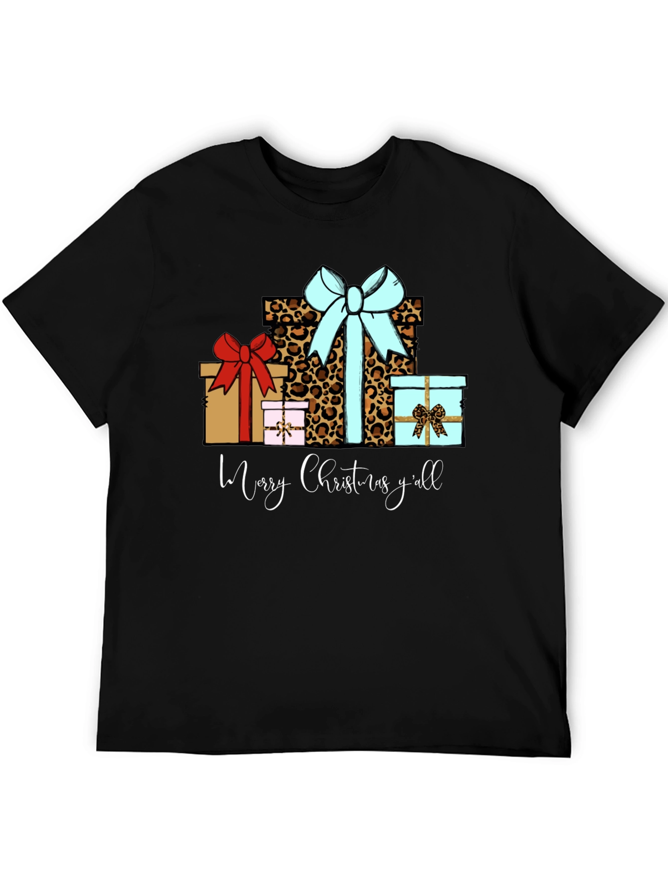 Merry Christmas Yall Gift Boxes T-Shirt
