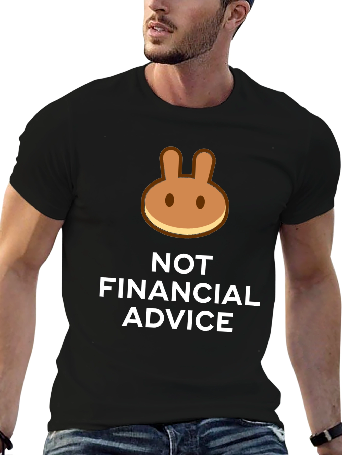 Funny Crypto Pancake Bunny T-Shirt