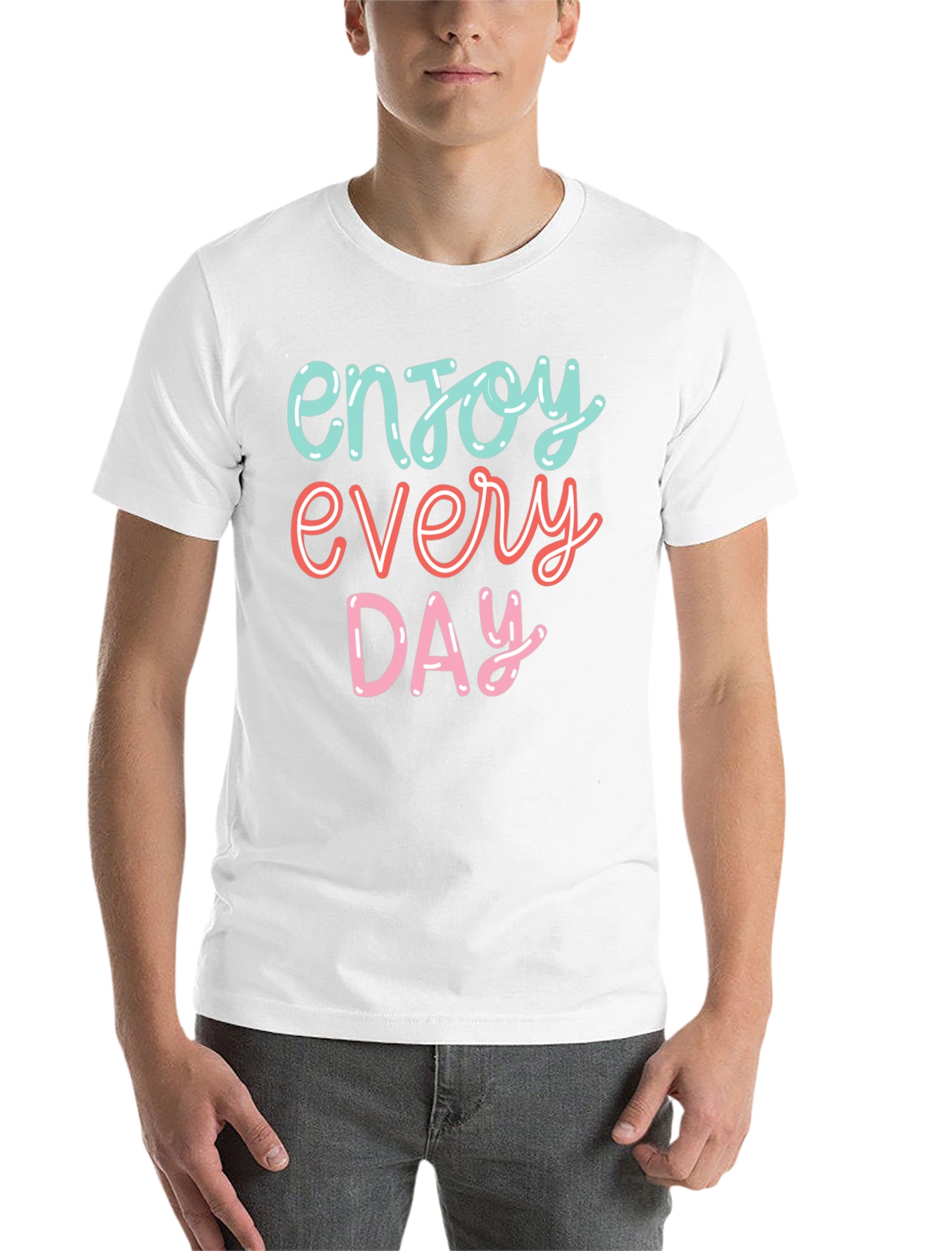 Enjoy Every Day Graphic Tee - Black
