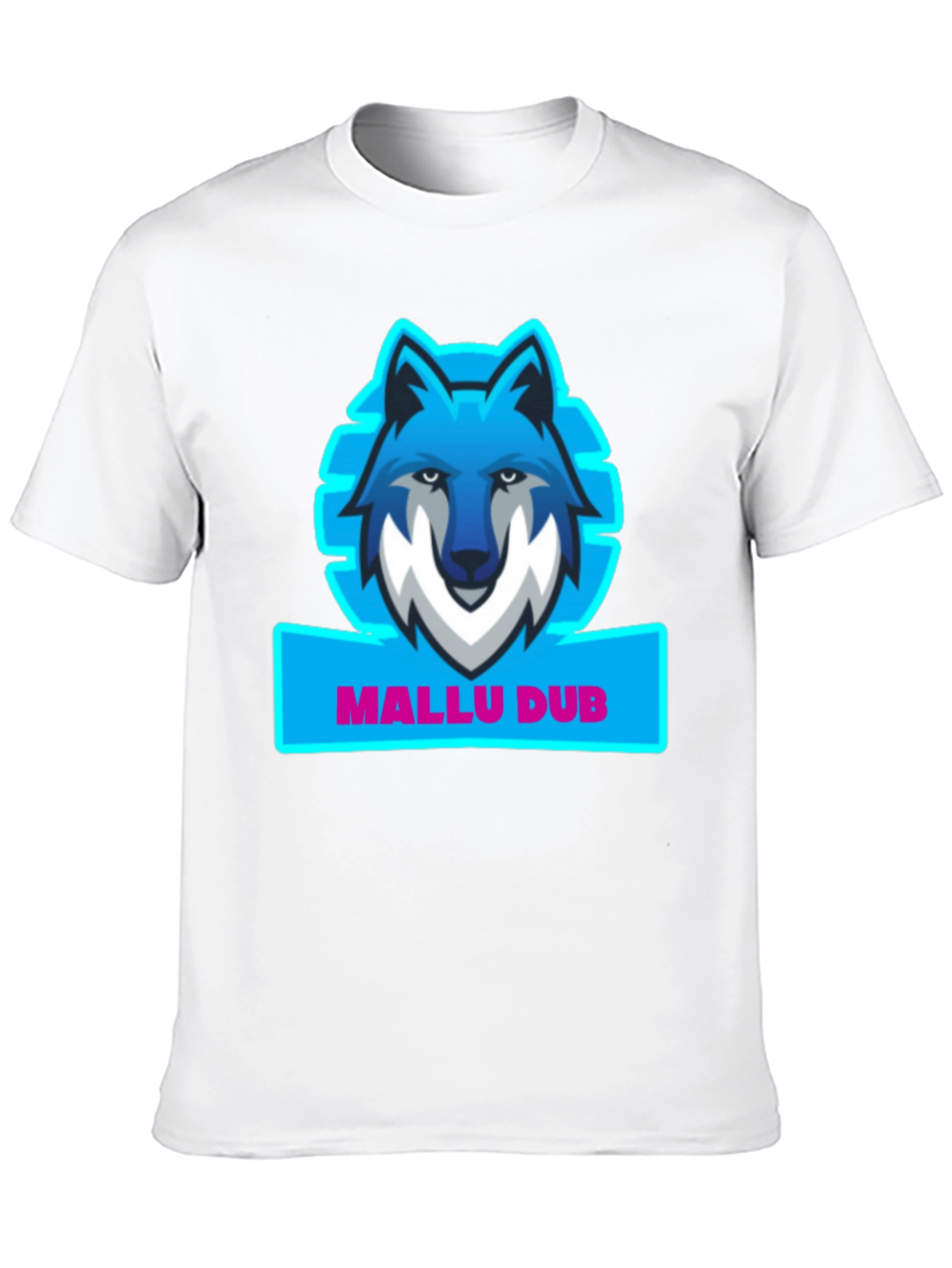 Wolf Graphic Black T-Shirt - Mallu Dub