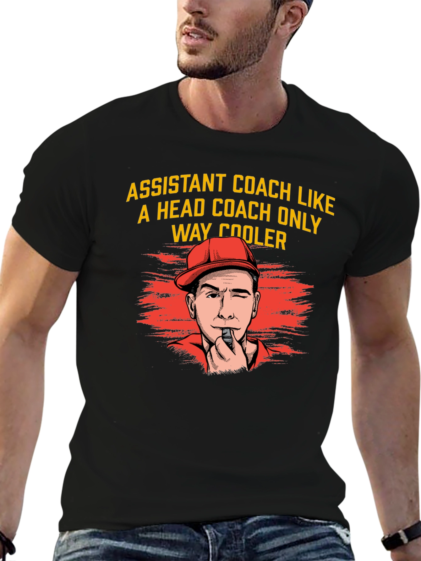 Assistant Coach Graphic Tee - Way Cooler Design!