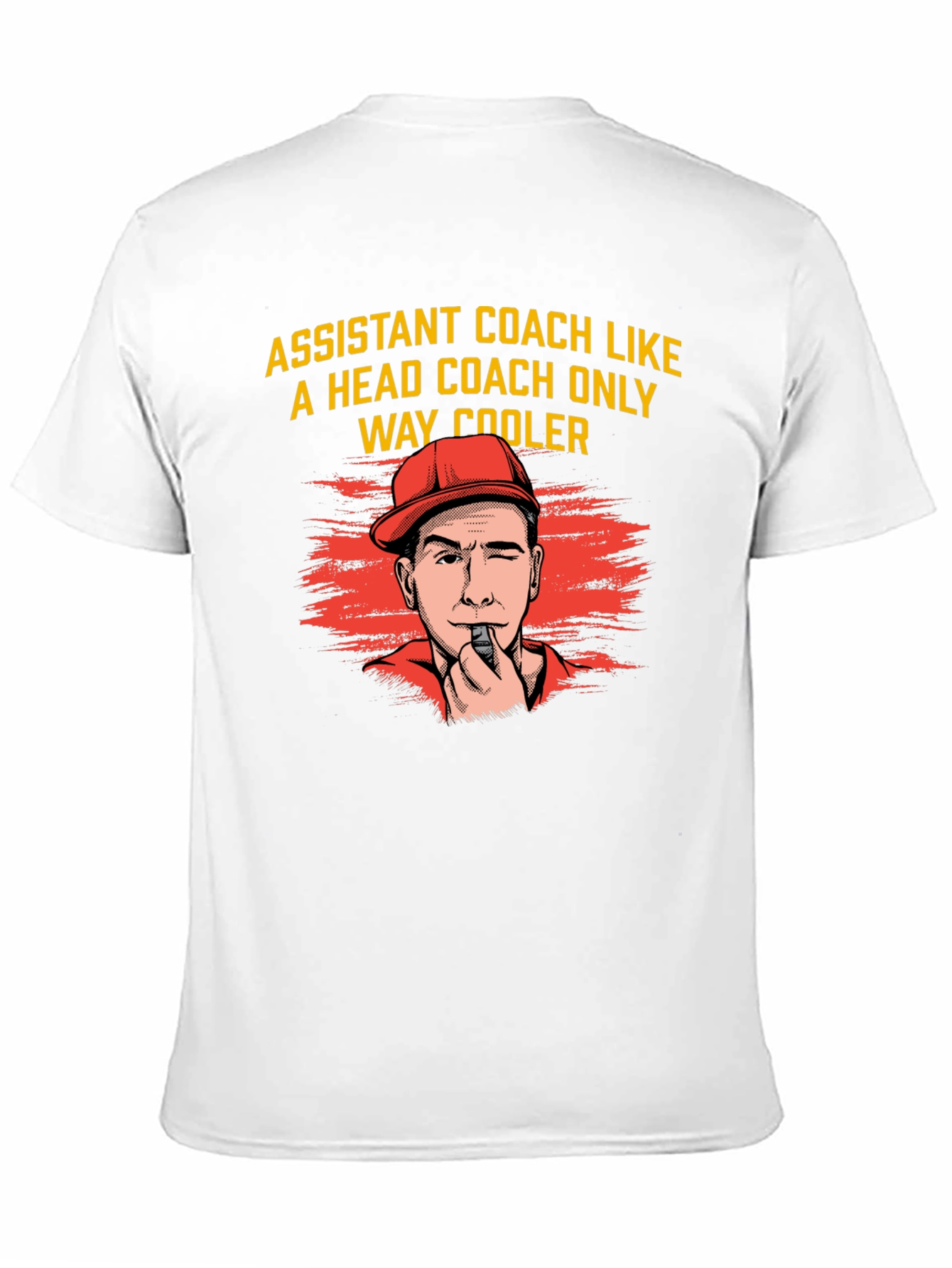 Assistant Coach Graphic Tee - Way Cooler Design!