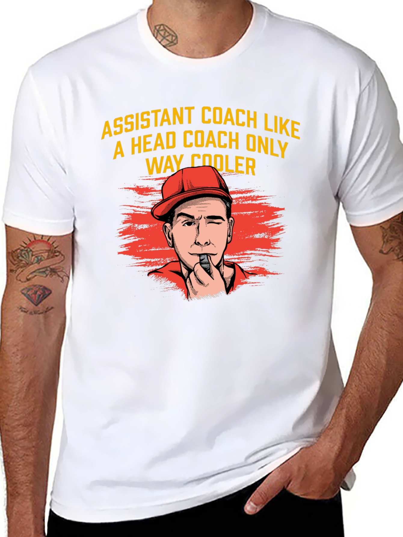 Assistant Coach Graphic Tee - Way Cooler Design!