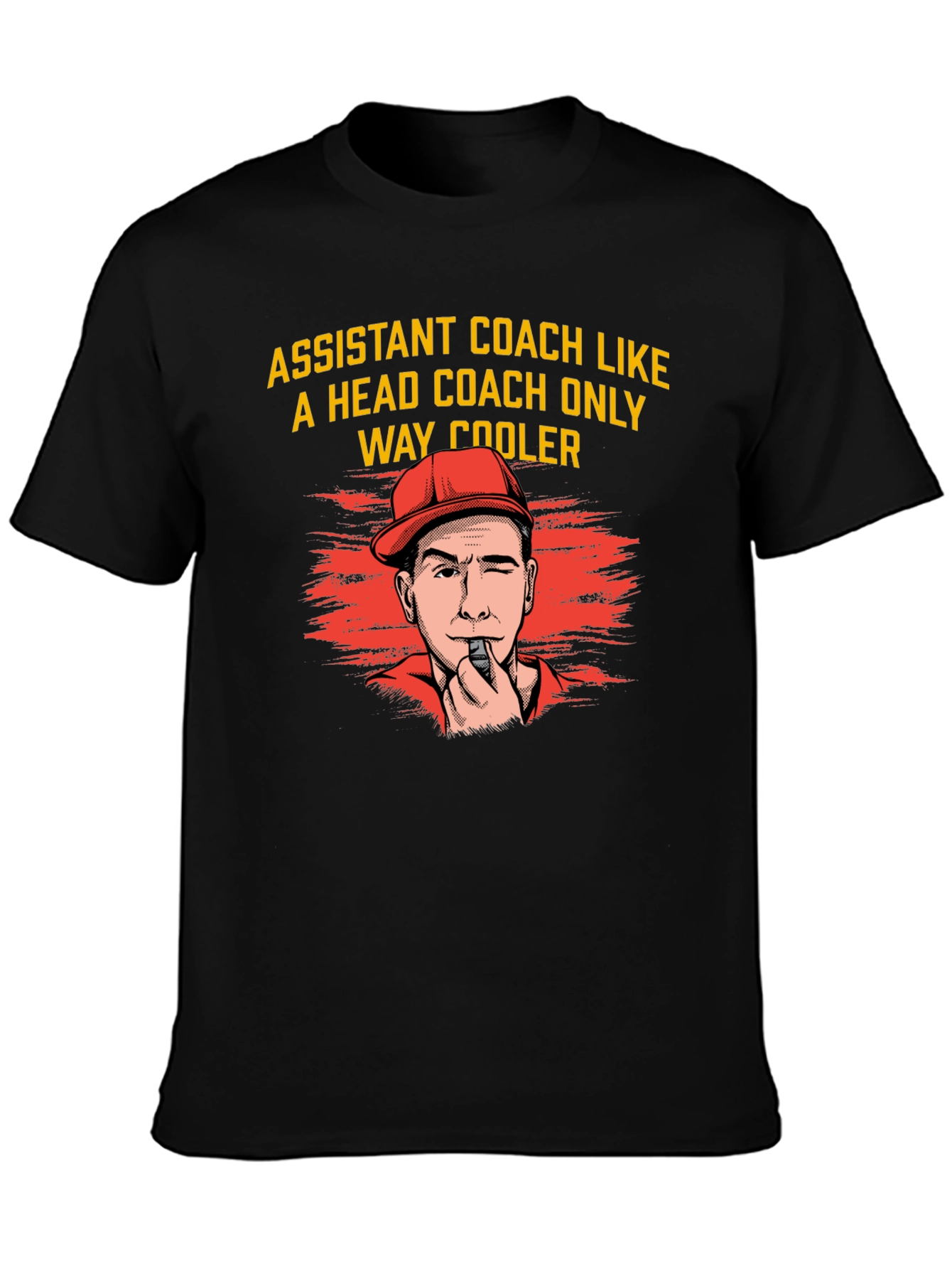 Assistant Coach Graphic Tee - Way Cooler Design!