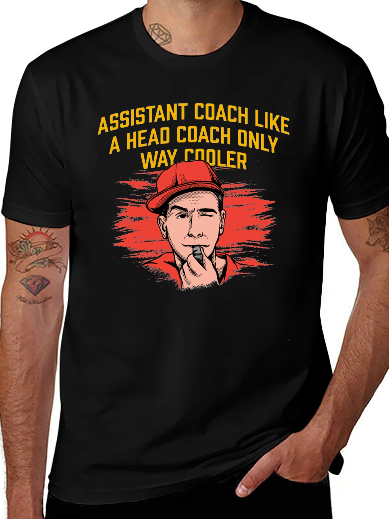 Assistant Coach Graphic Tee - Way Cooler Design!