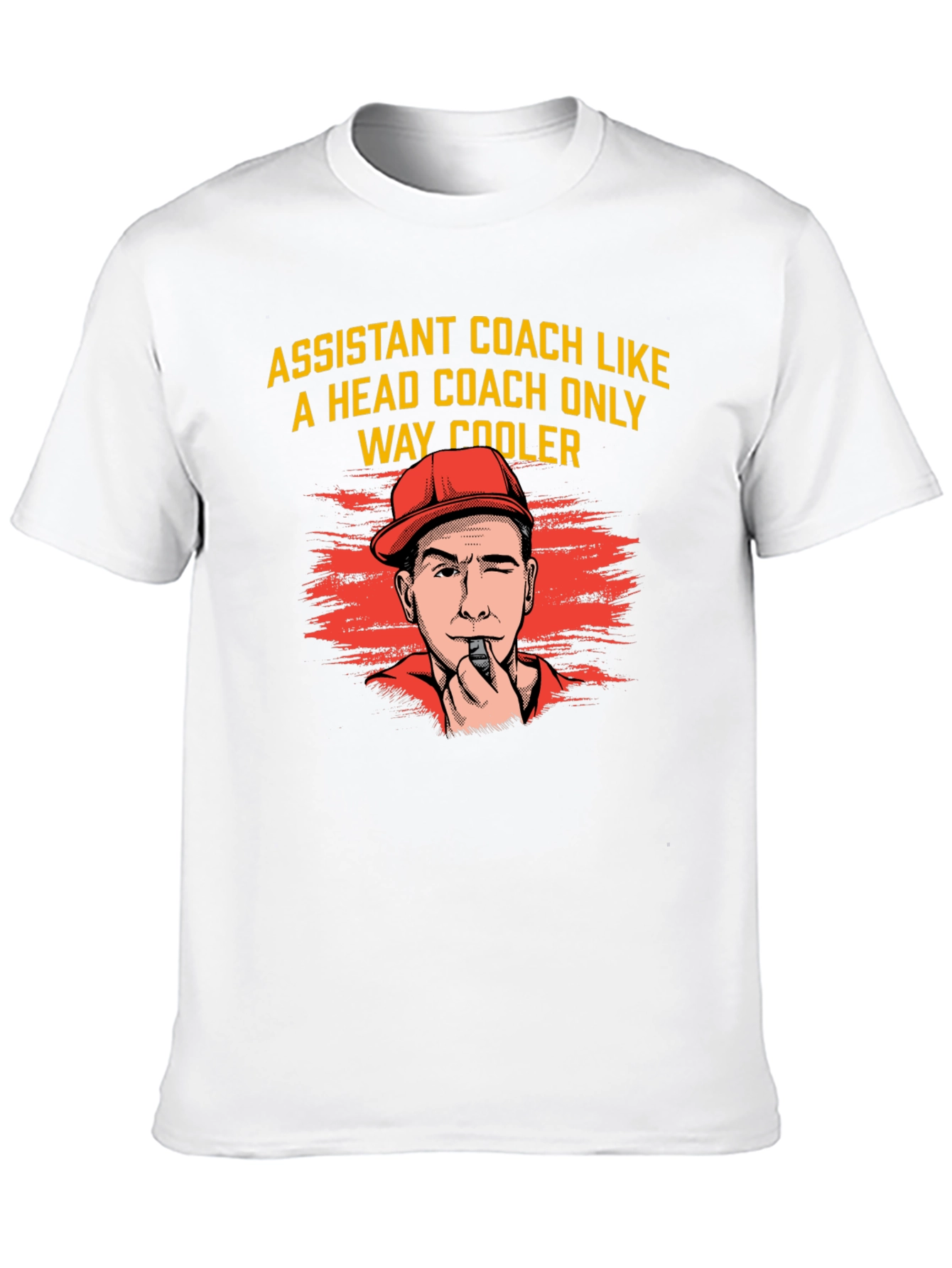 Assistant Coach Graphic Tee - Way Cooler Design!