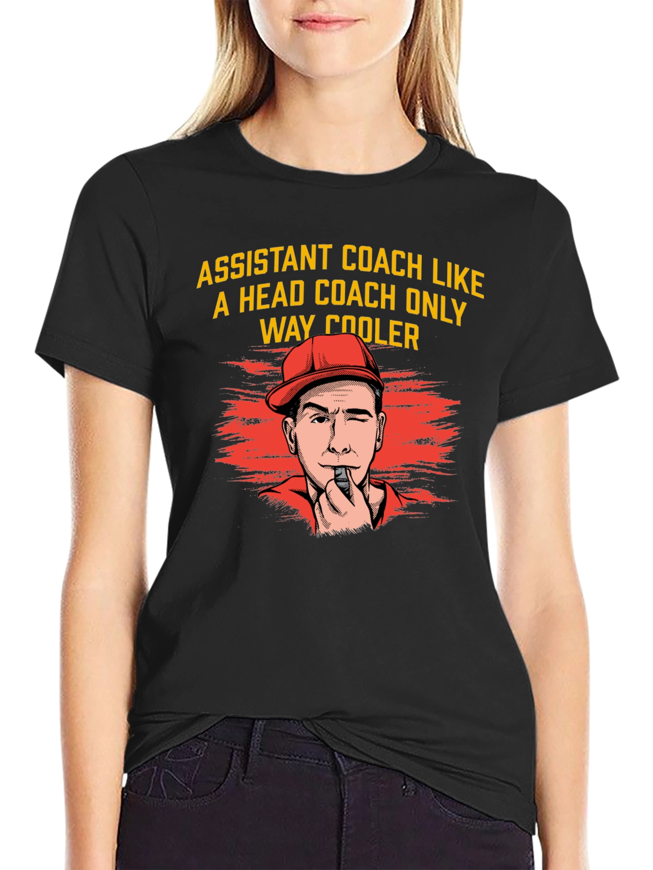 Assistant Coach Graphic Tee - Way Cooler Design!