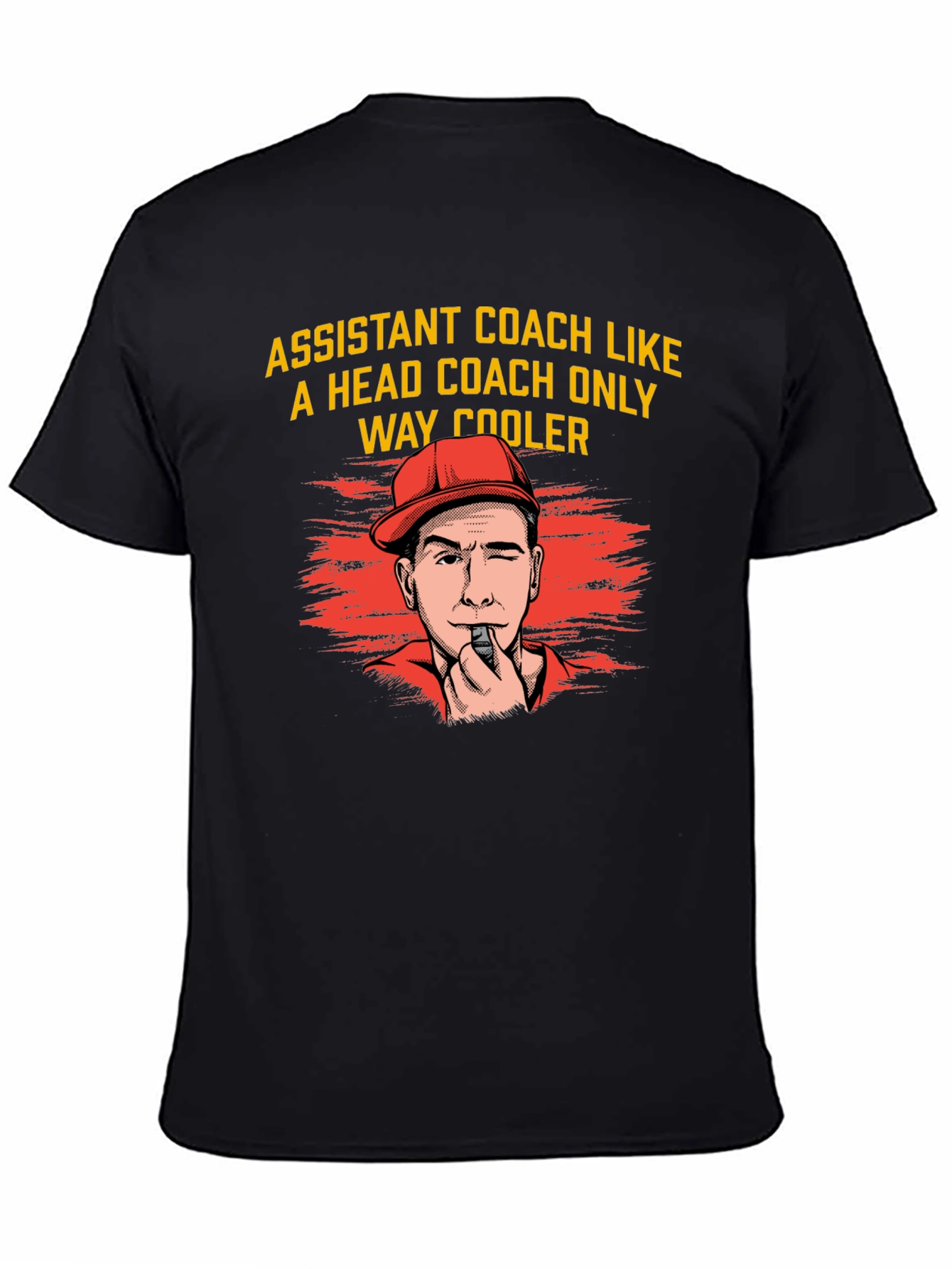 Assistant Coach Graphic Tee - Way Cooler Design!