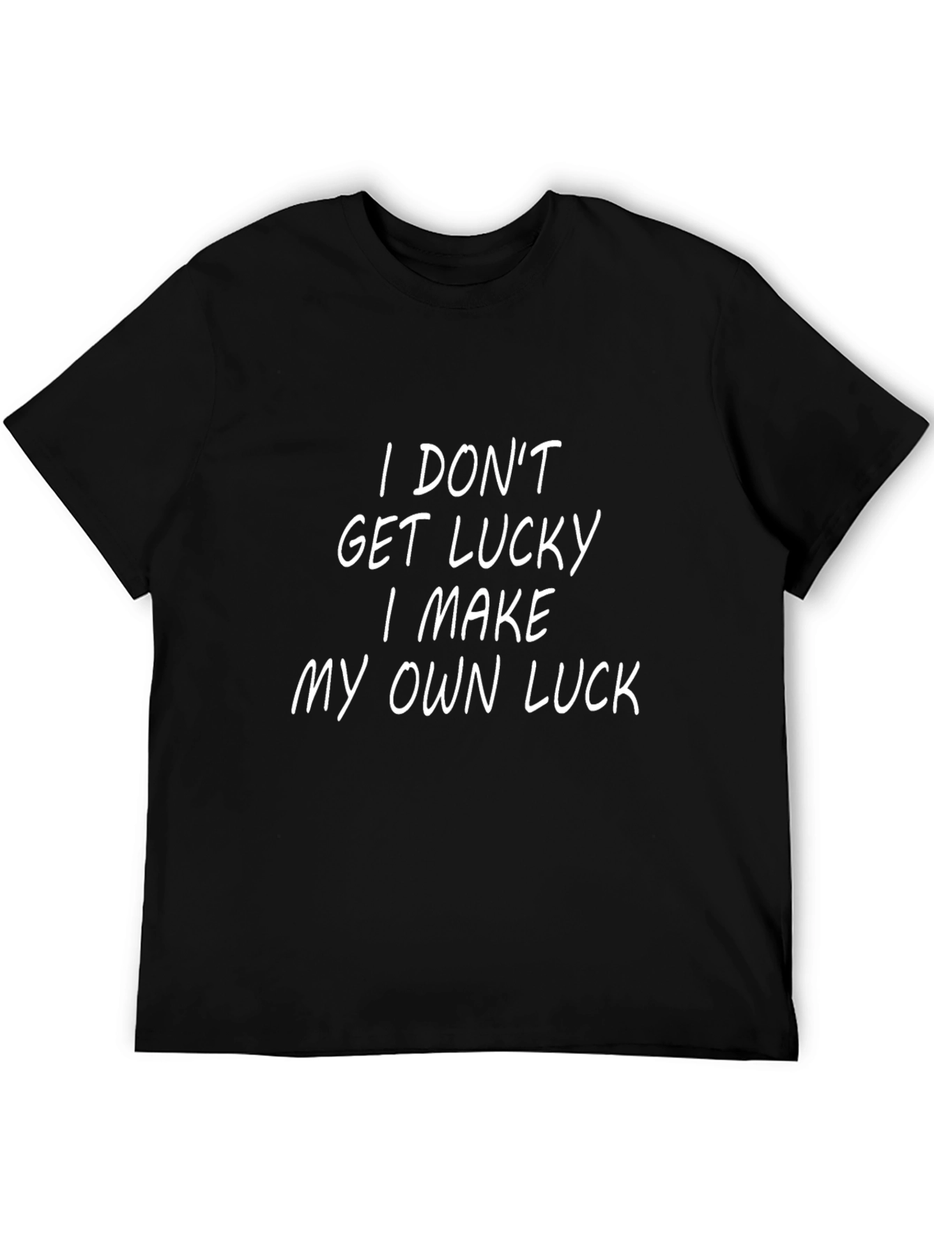 I Make My Own Luck Graphic Tee - Black