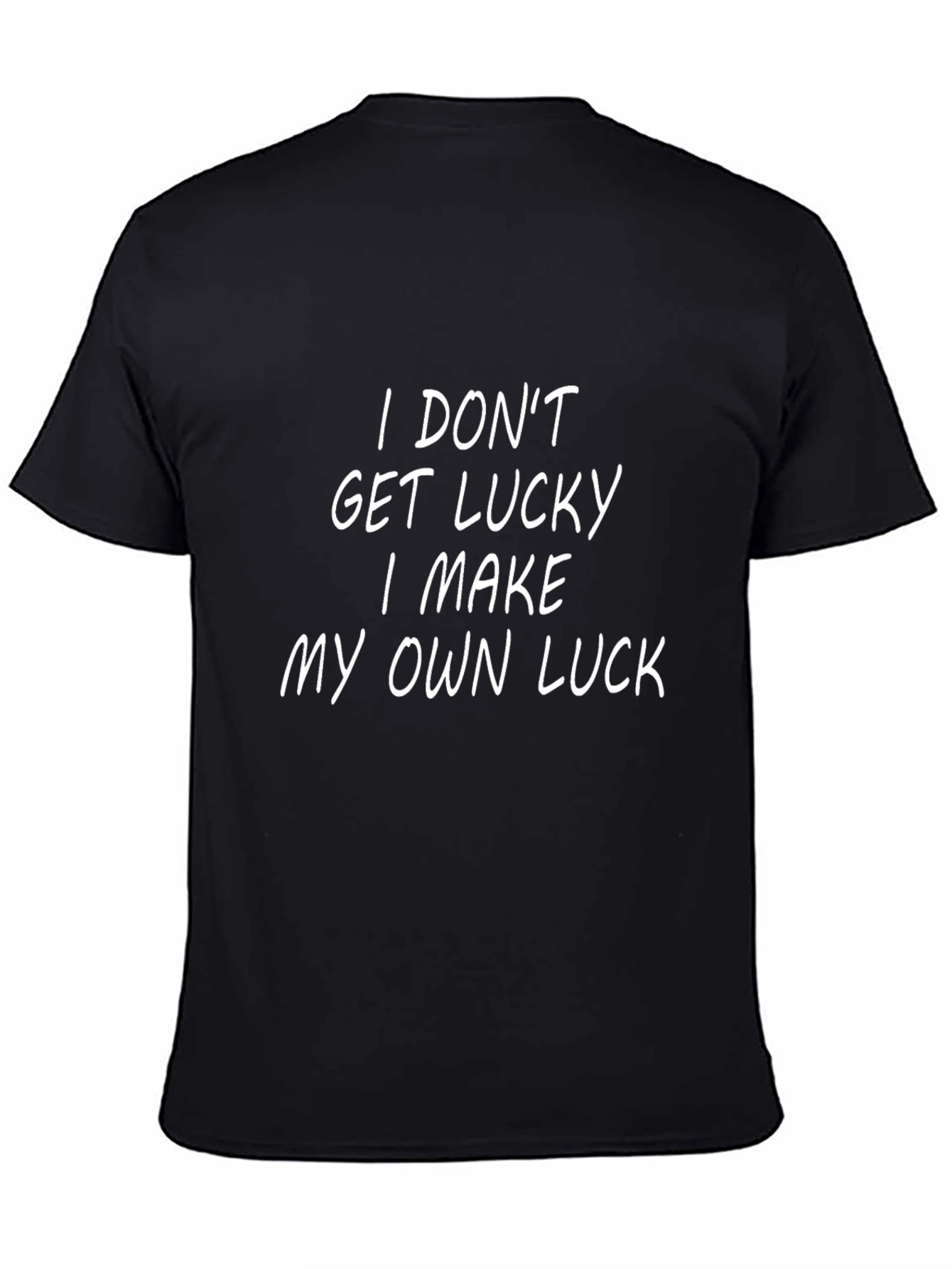 I Make My Own Luck Graphic Tee - Black