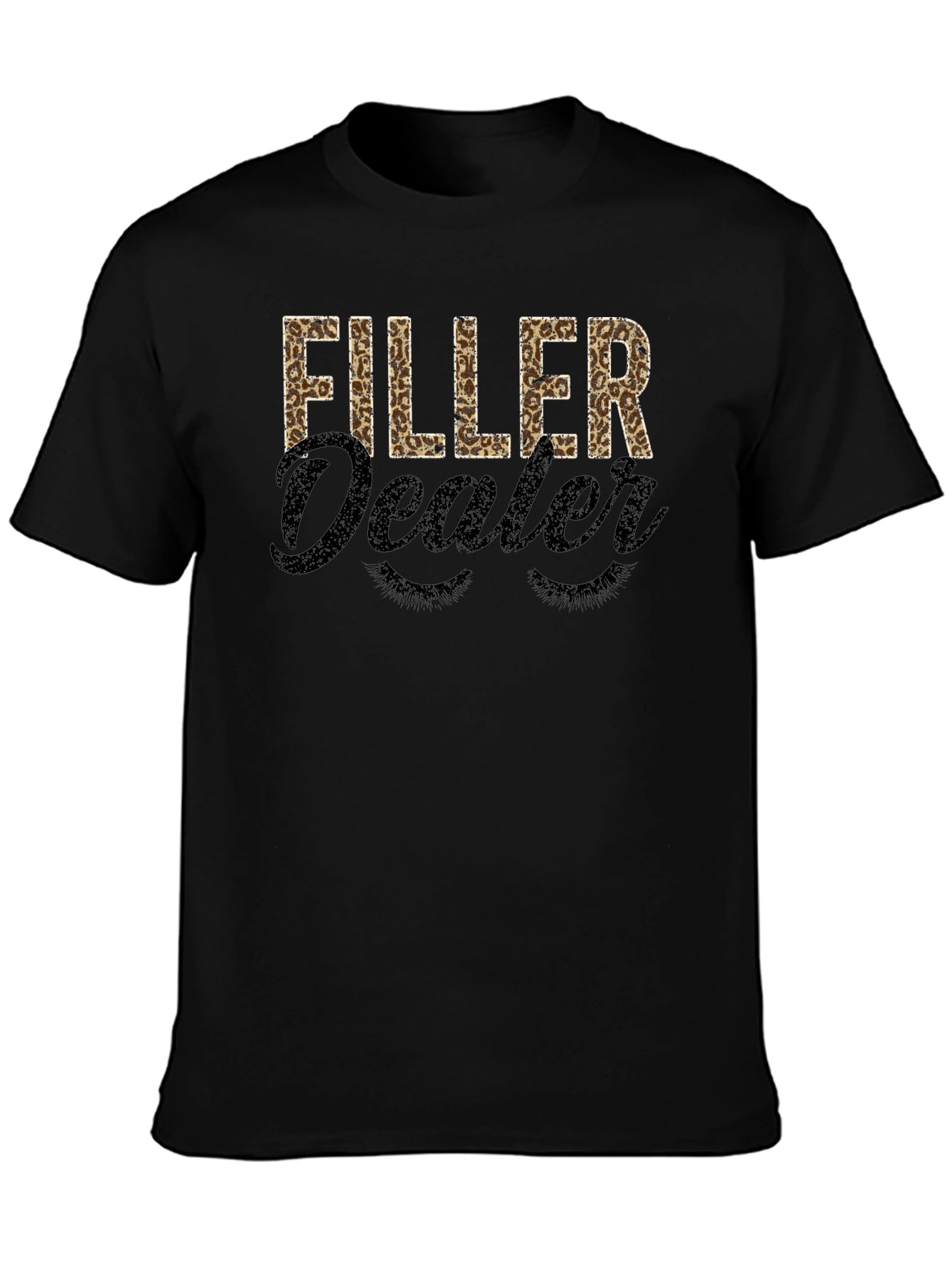 Filler Dealer Graphic Tee - Leopard Print