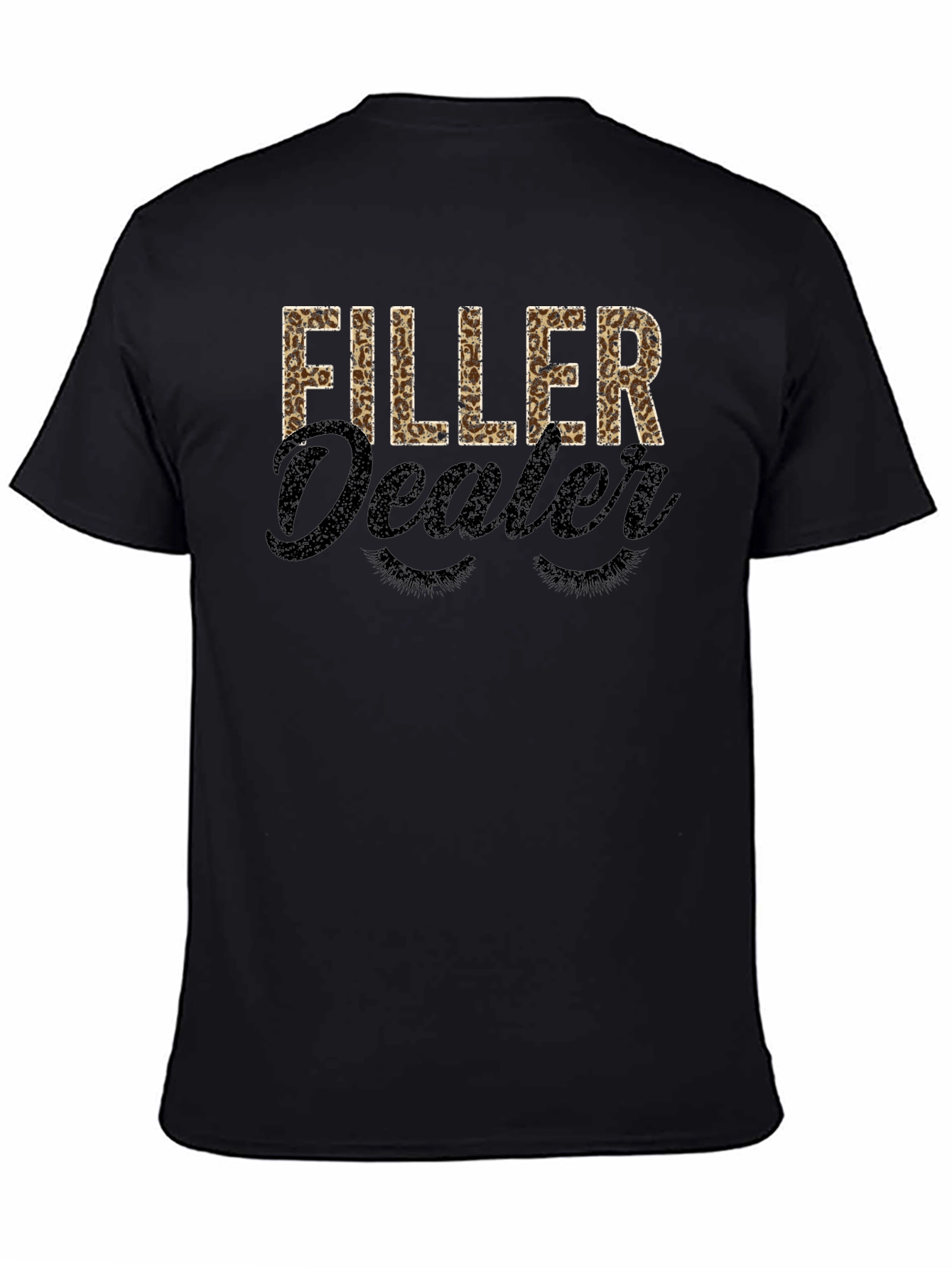 Filler Dealer Graphic Tee - Leopard Print