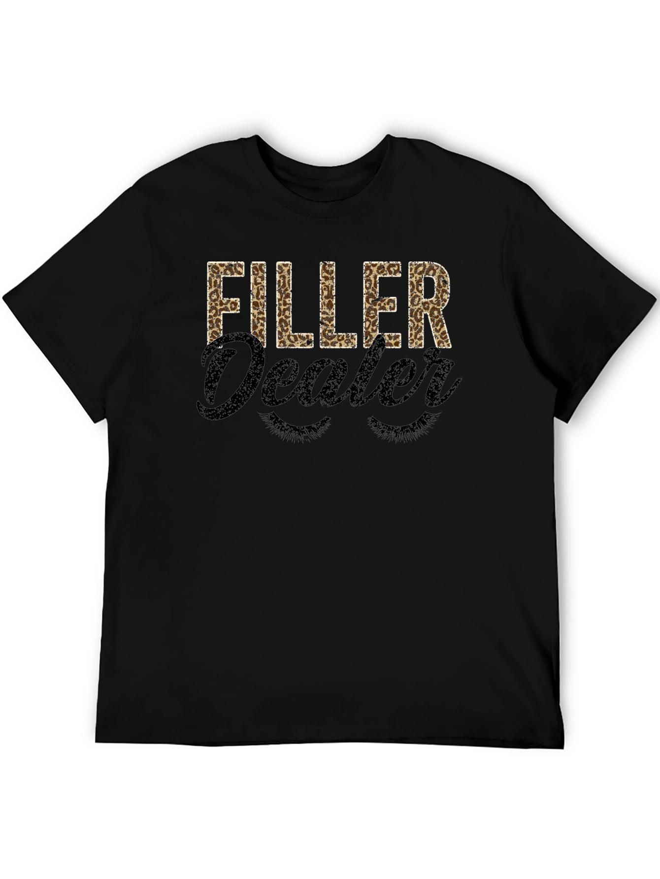 Filler Dealer Graphic Tee - Leopard Print