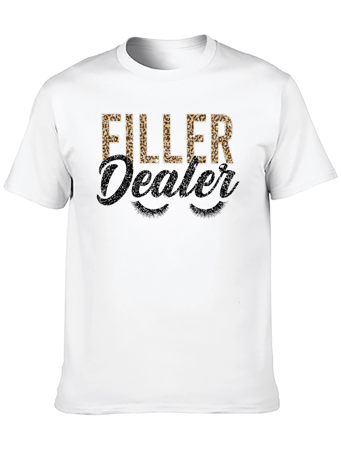 Filler Dealer Graphic Tee - Leopard Print