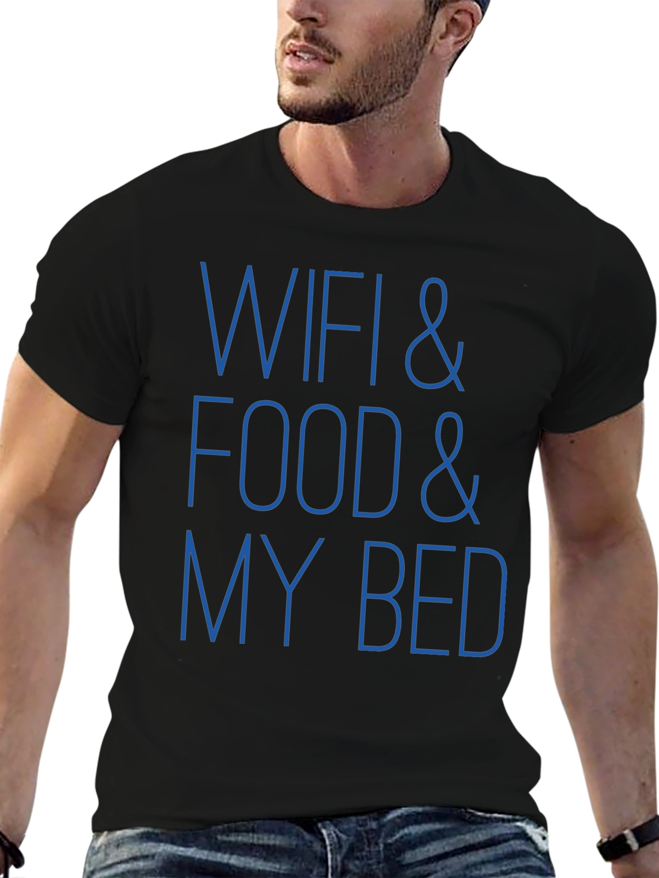 Wifi Food and My Bed T-Shirt