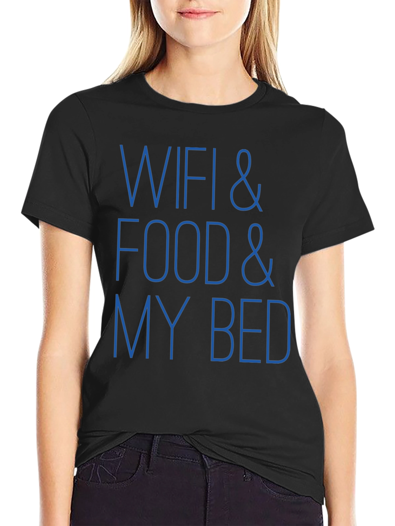 Wifi Food and My Bed T-Shirt